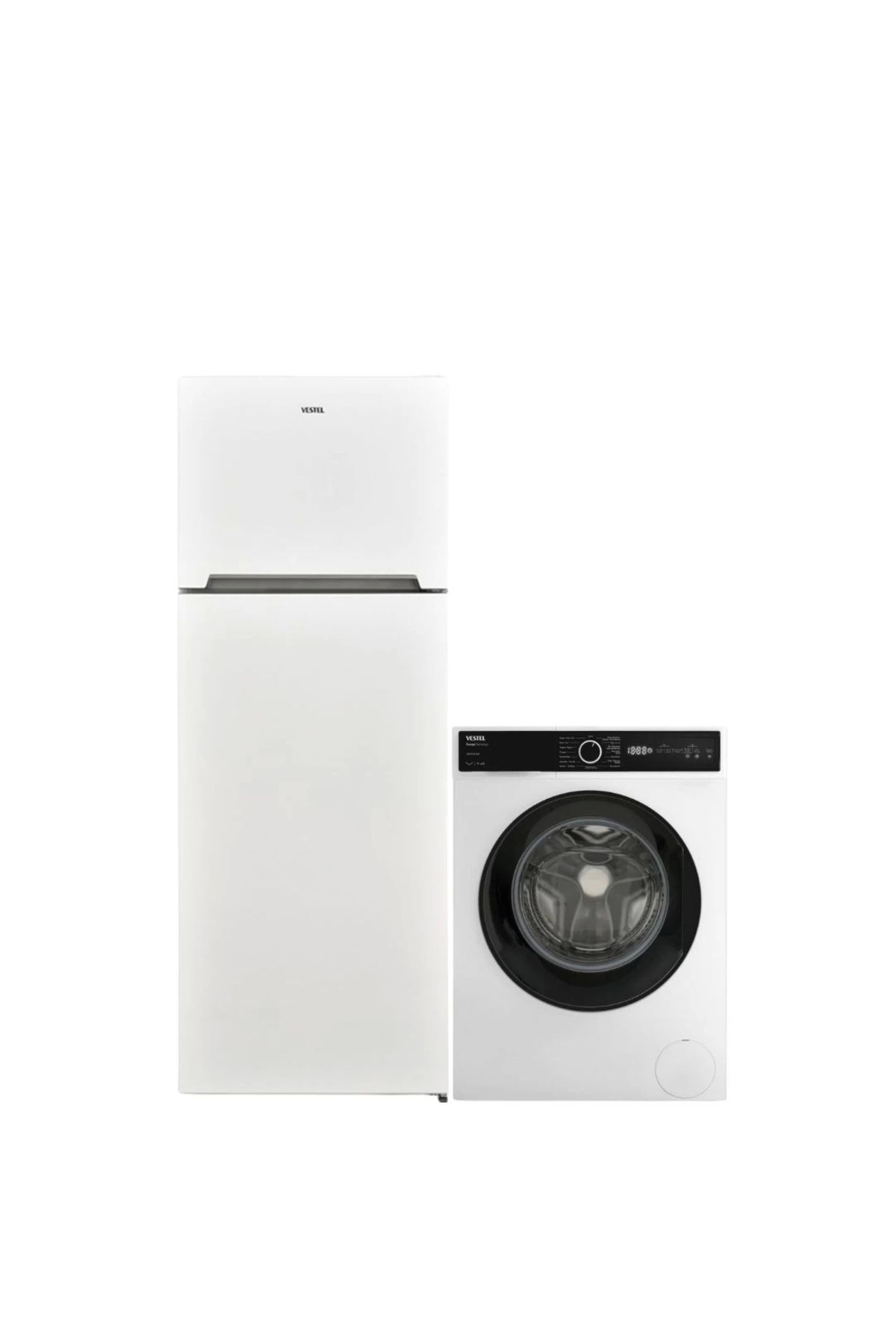 Vestel 2'li Beyaz Eşya Seti (CMI 87302 Çamaşır + NF52111 Buzdolabı)