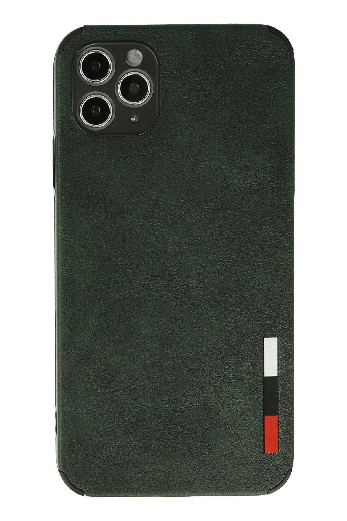 NewFace iPhone 11 Pro Kılıf Loop Deri Silikon - Yeşil NRMSA
