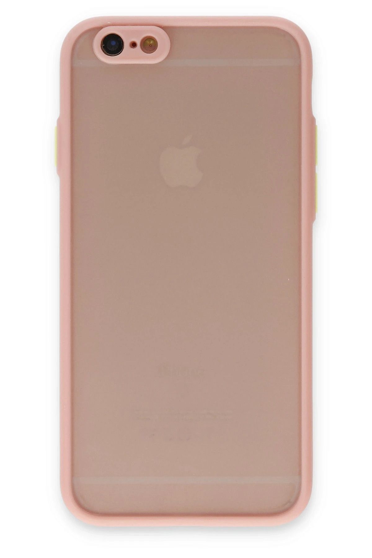 NewFace iPhone 6 Kılıf Montreal Silikon Kapak - Pembe FERRG