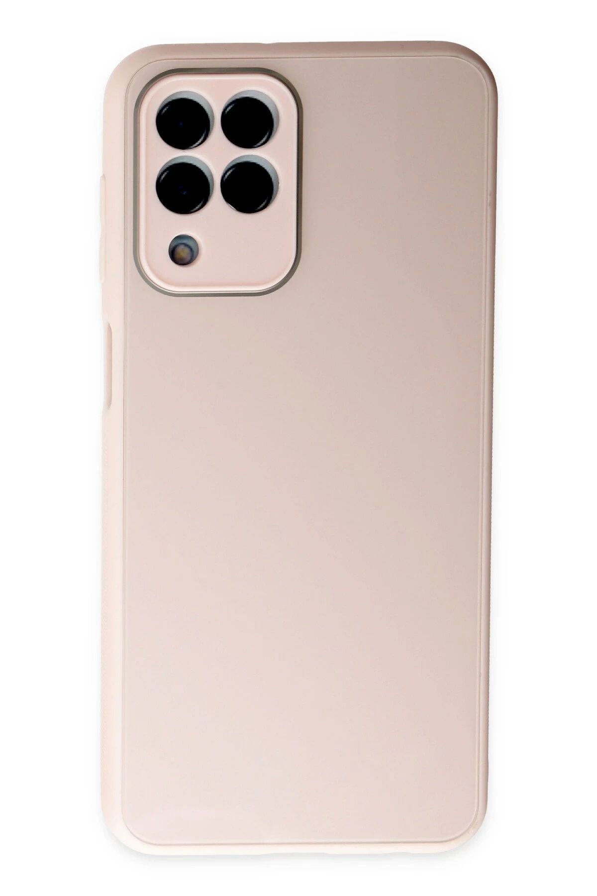 NewFace Samsung Galaxy M33 Kılıf Glass Kapak - Pembe INSLM