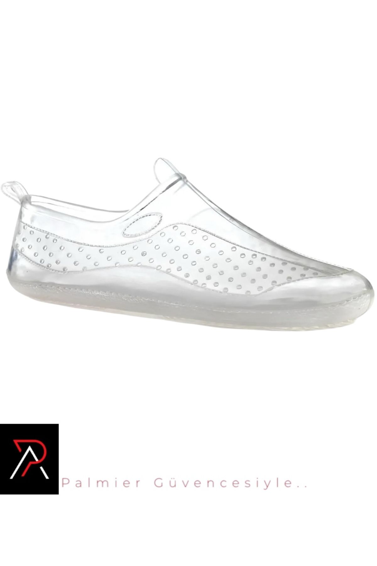 Palmier Unisex Kaliteli Şeffaf Plaj Deniz Ayakkabısı Sandalet Kaymaz Taban