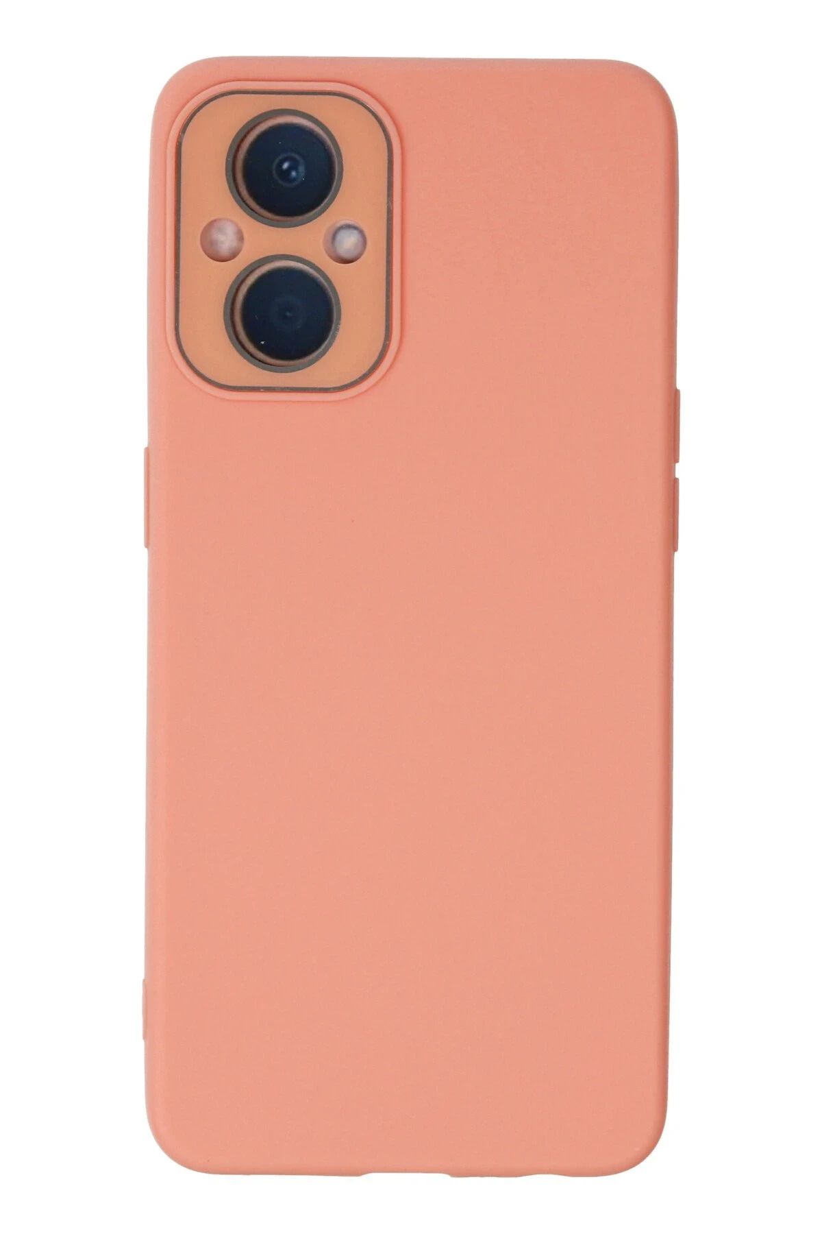NewFace Reno 7 Lİte Kılıf Lansman Glass Kapak - Pembe DPMAH