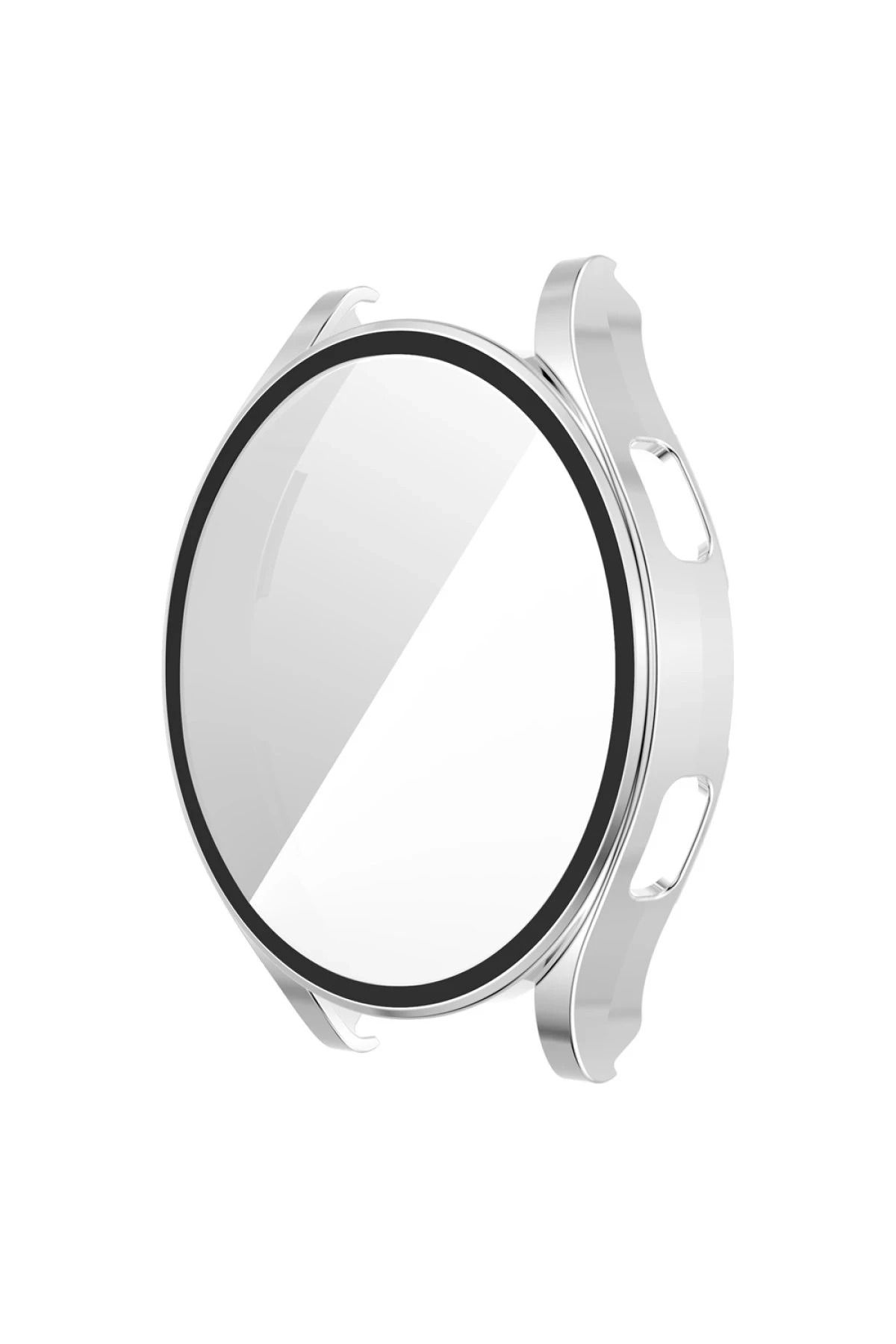 NewFace Watch 5 44mm Wall Camlı Kasa Ekran Koruyucu - Gümüş ALMLA