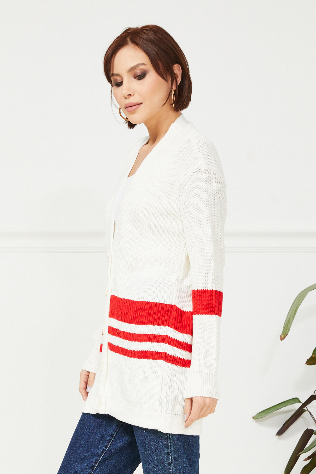 DPARİS-Buttoned Knitwear Cardigan 4