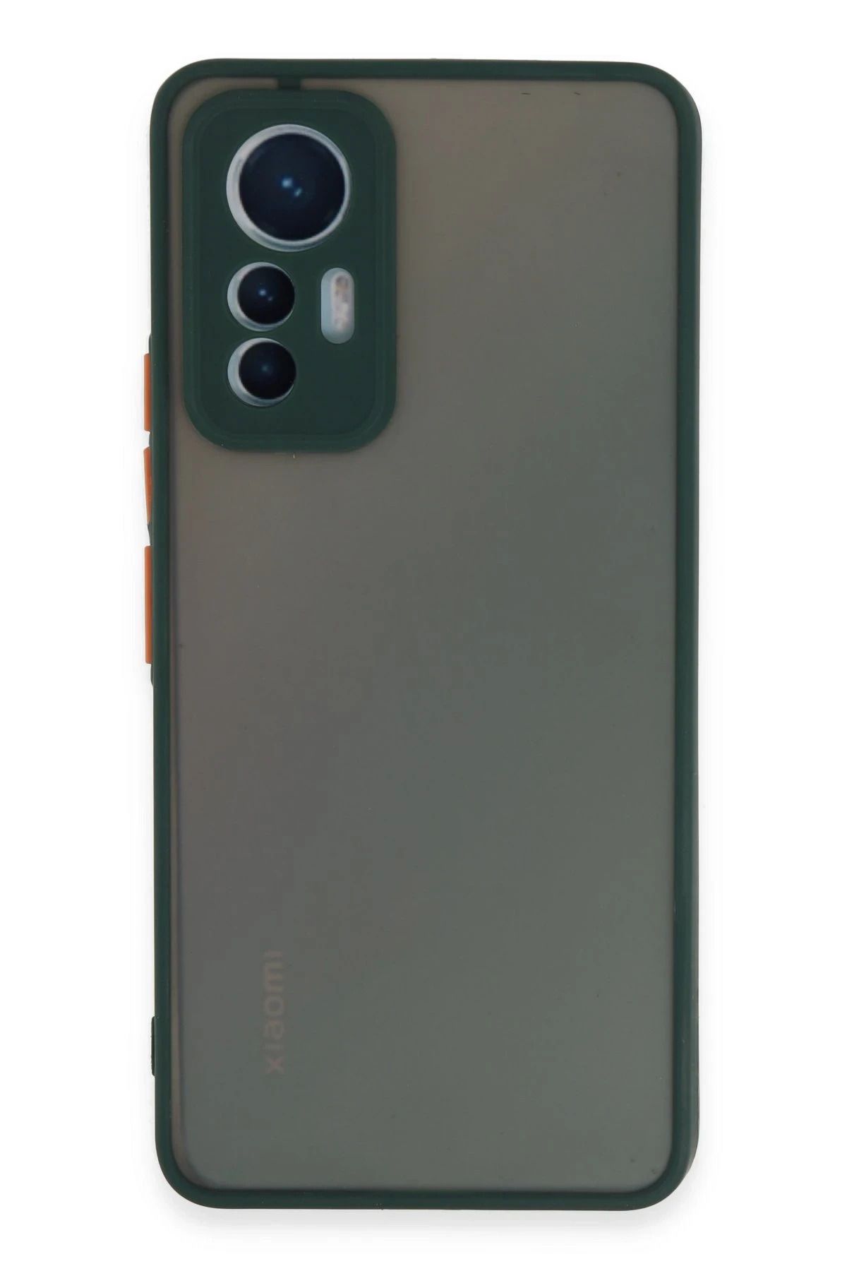 NewFace Xiaomi Mi 12 Lite Kılıf Montreal Silikon Kapak - Yeşil BSTMY