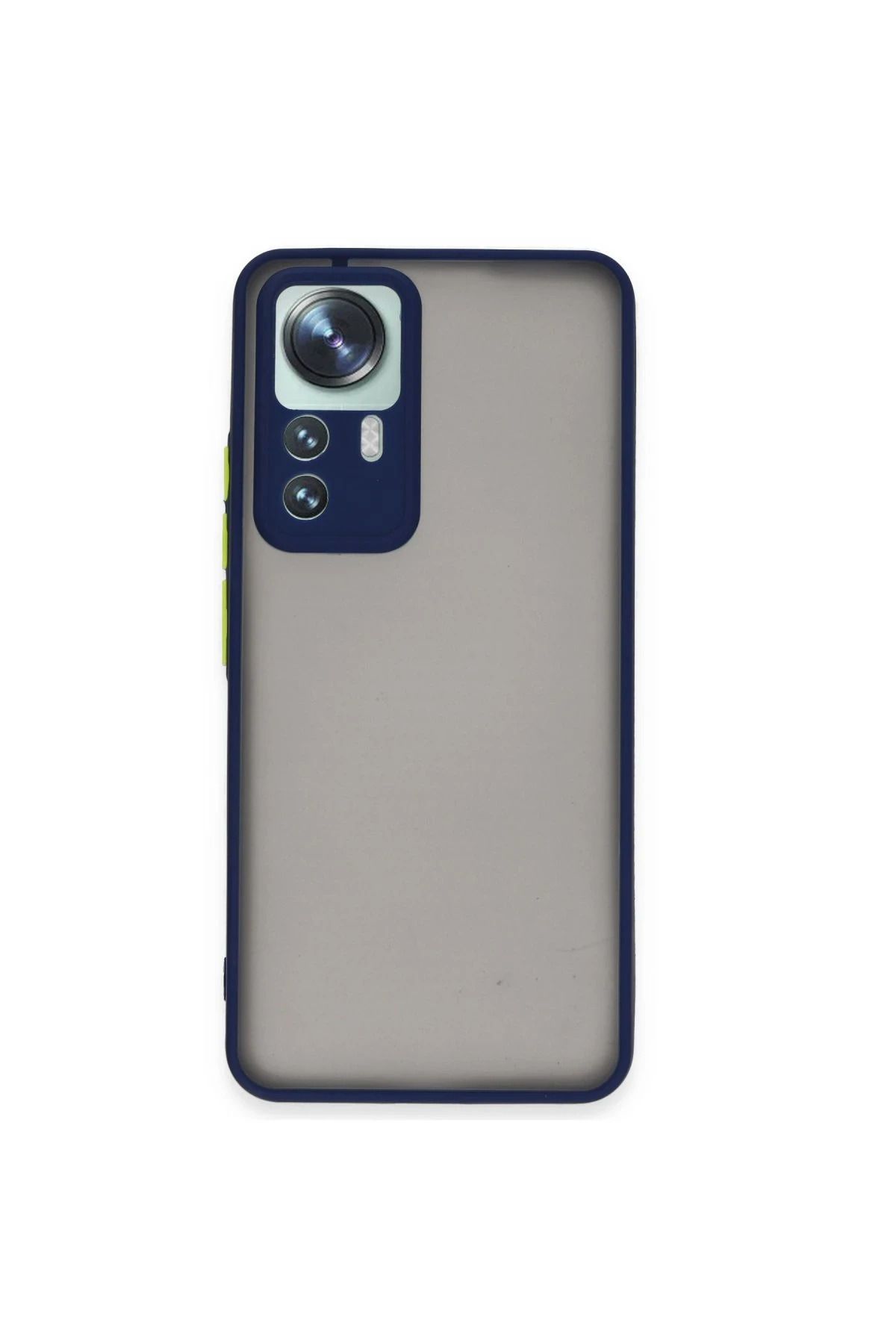 NewFace Xiaomi Mi 12T Pro Kılıf Montreal Silikon Kapak - Lacivert BSTMY