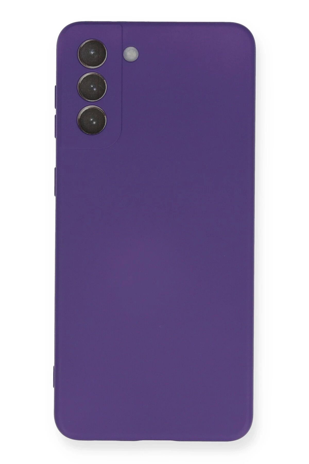NewFace Galaxy S21 Plus Uyumlu Kılıf Nano içi Kadife Silikon - Mor HNZRN