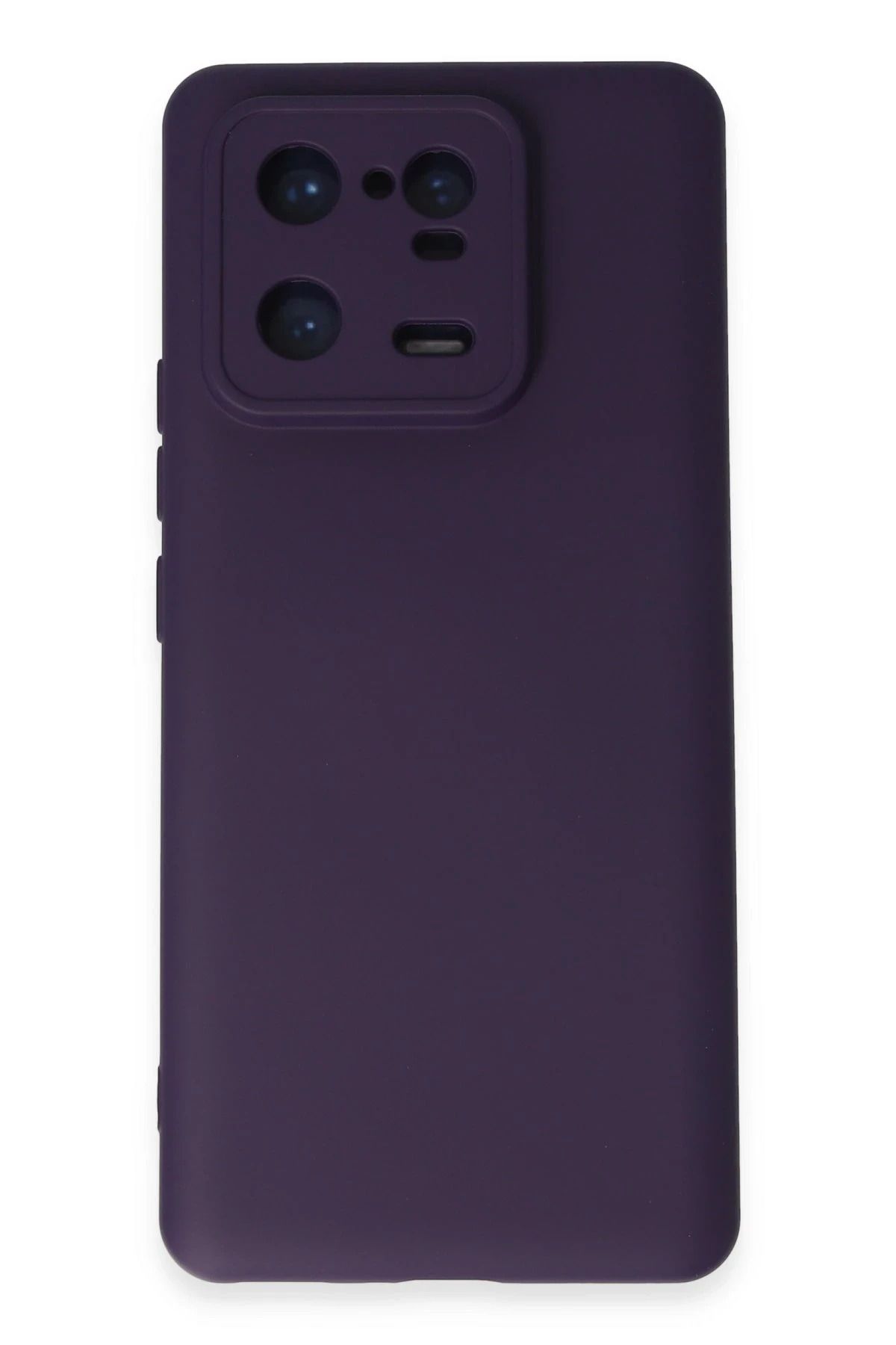 NewFace Xiaomi Mi 13 Pro Kılıf Nano içi Kadife Silikon - Mor YNSMR