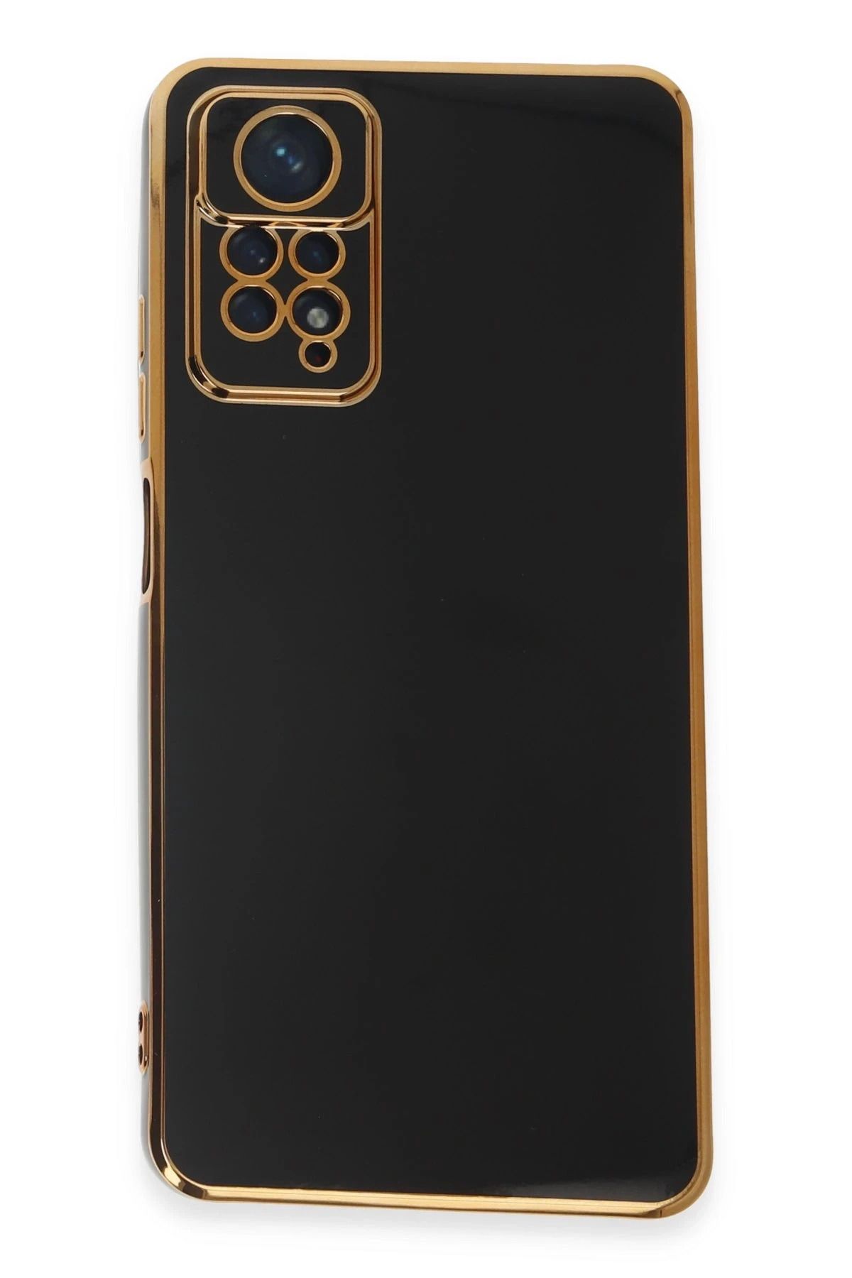 NewFace Xiaomi Redmi Note 12 Pro 4G Kılıf Volet Silikon - Siyah INSLM