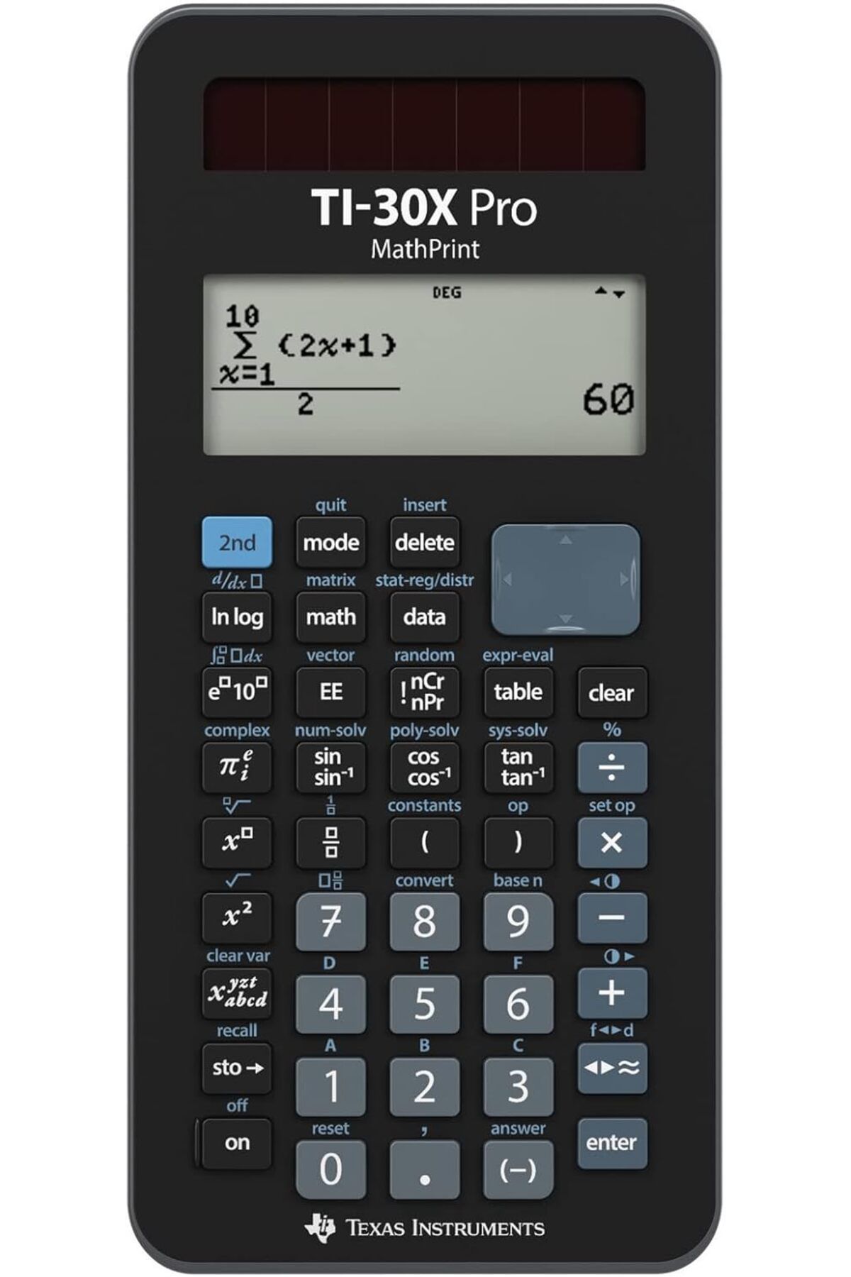 STOREMAX buxystorem Instruments TI-30X Pro Mathprint okul hesap makinesi (4 satırlı yüksek çözünürlük
