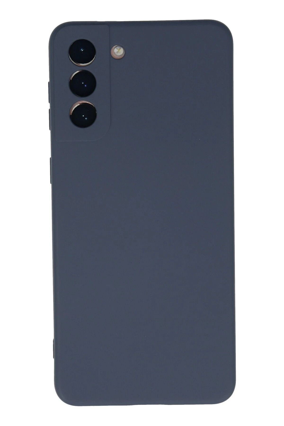NewFace Galaxy S21 Uyumlu  Plus Kılıf Nano içi Kadife Silikon - Gri