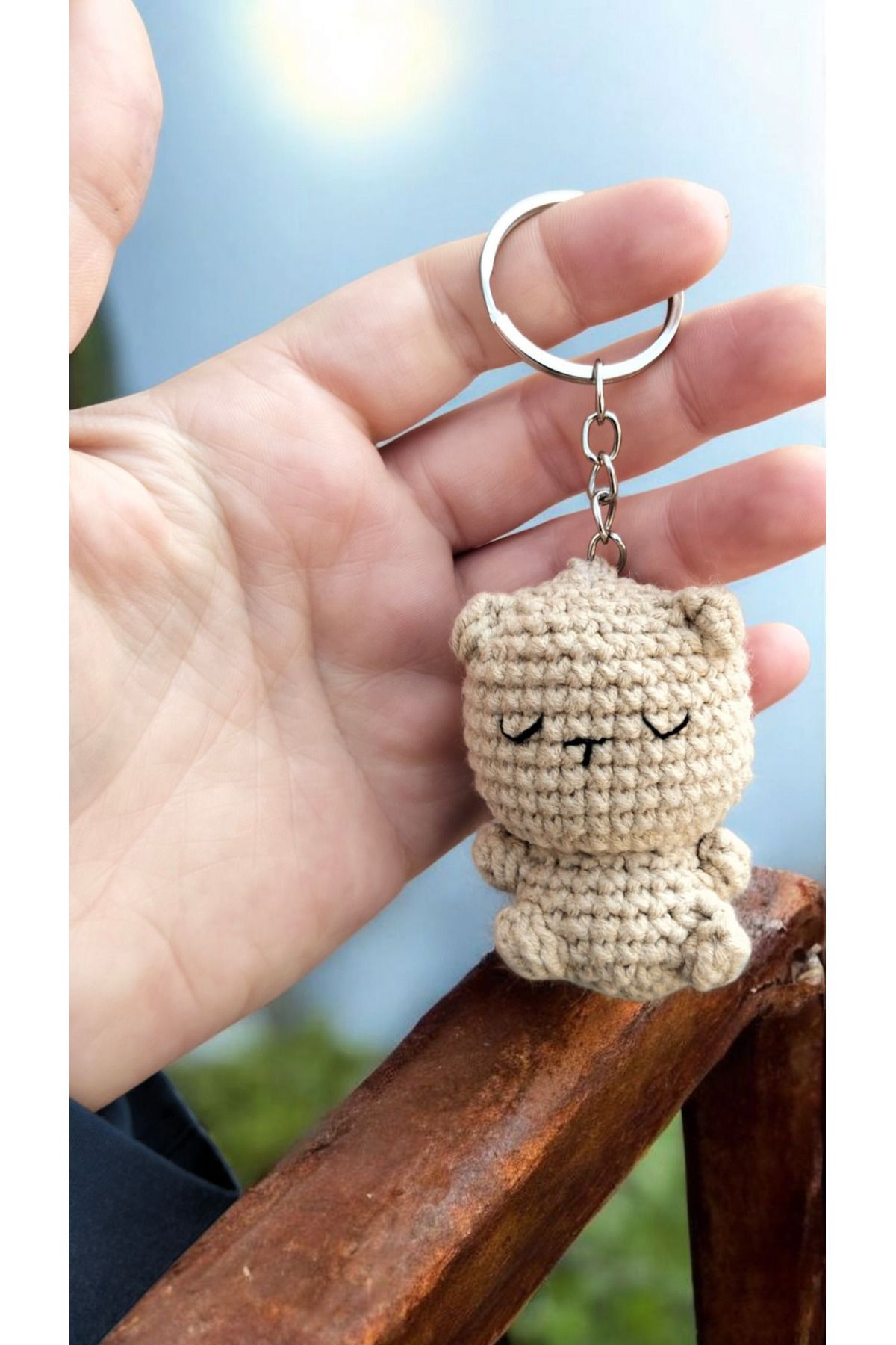 çakır gurumii Amigurumi Anahtarlık Ayıcık Minik