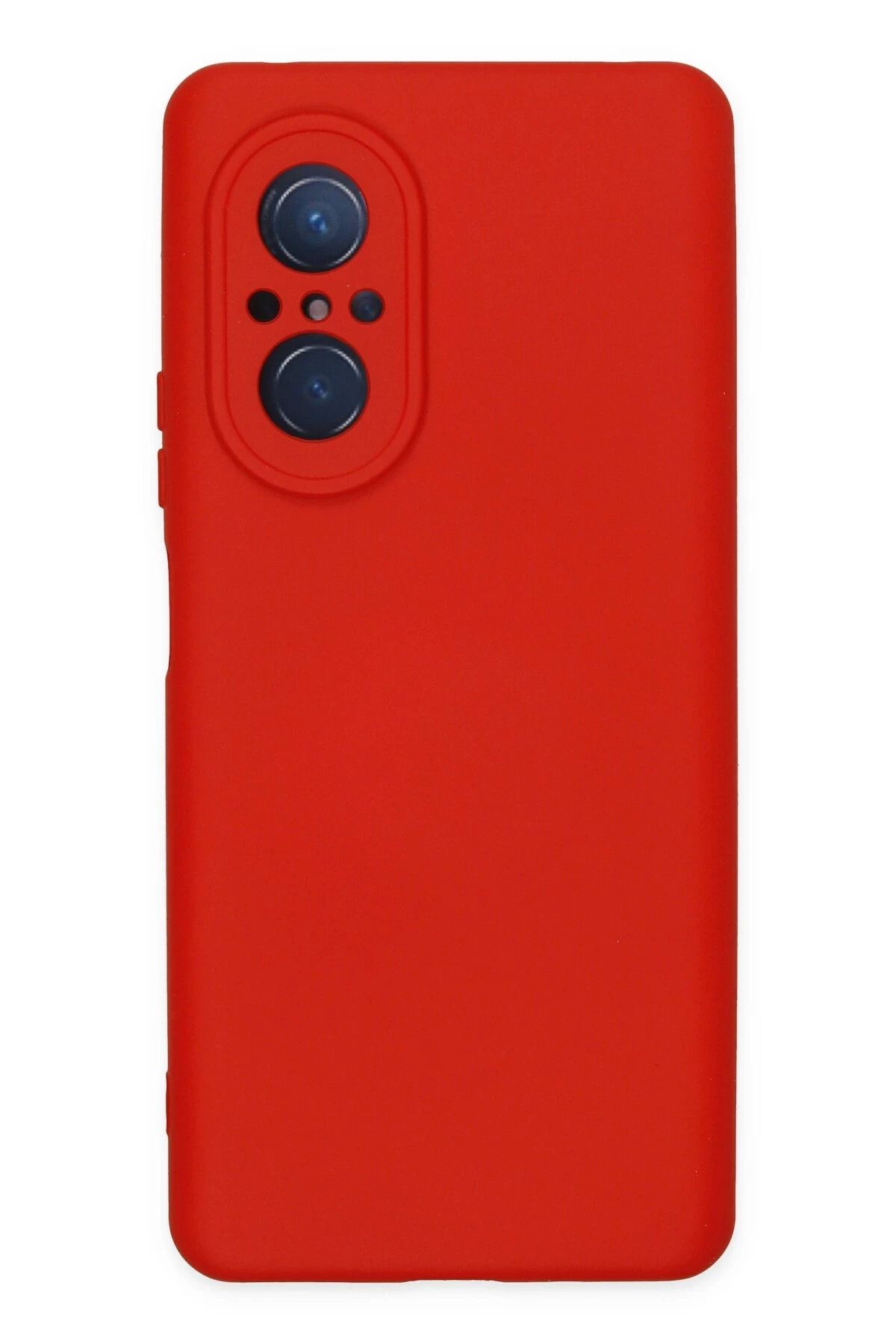 NewFace Huawei Nova 9 SE  uyumlu Kılıf Nano içi Kadife Silikon - Kırmızı HNZRN