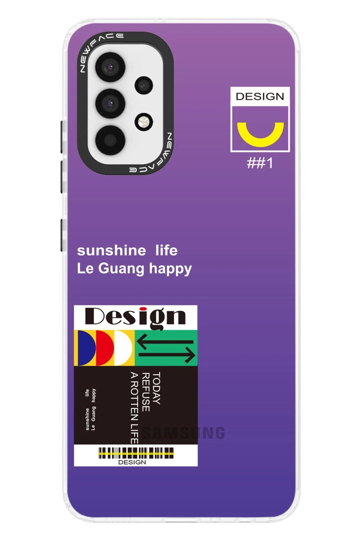 NewFace Samsung Galaxy A33 5G Kılıf Estoril Desenli Kapak - Estoril - 4 LZWDR
