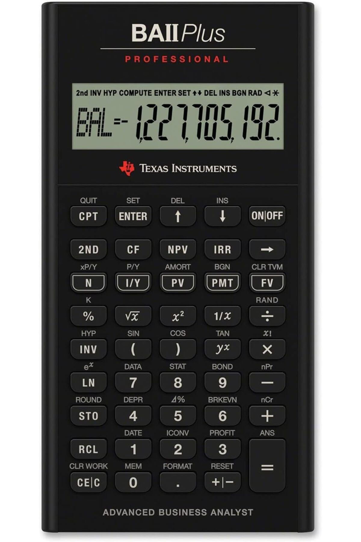 STOREMAX buxystorem Instruments BA II Plus Professional Finansal Hesap Makinesi trendymx 999662