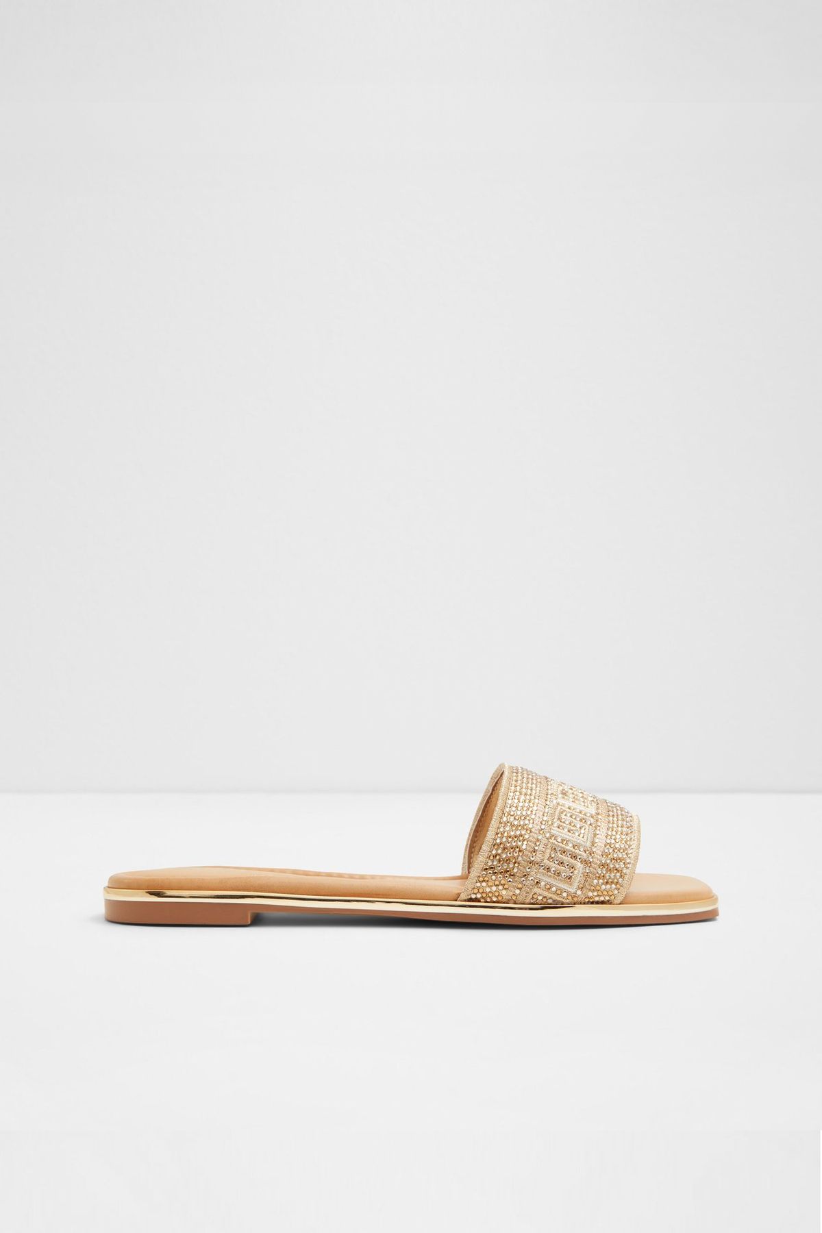 Aldo OCEANIA - Kadın Tekstil Altın Düz Terlik