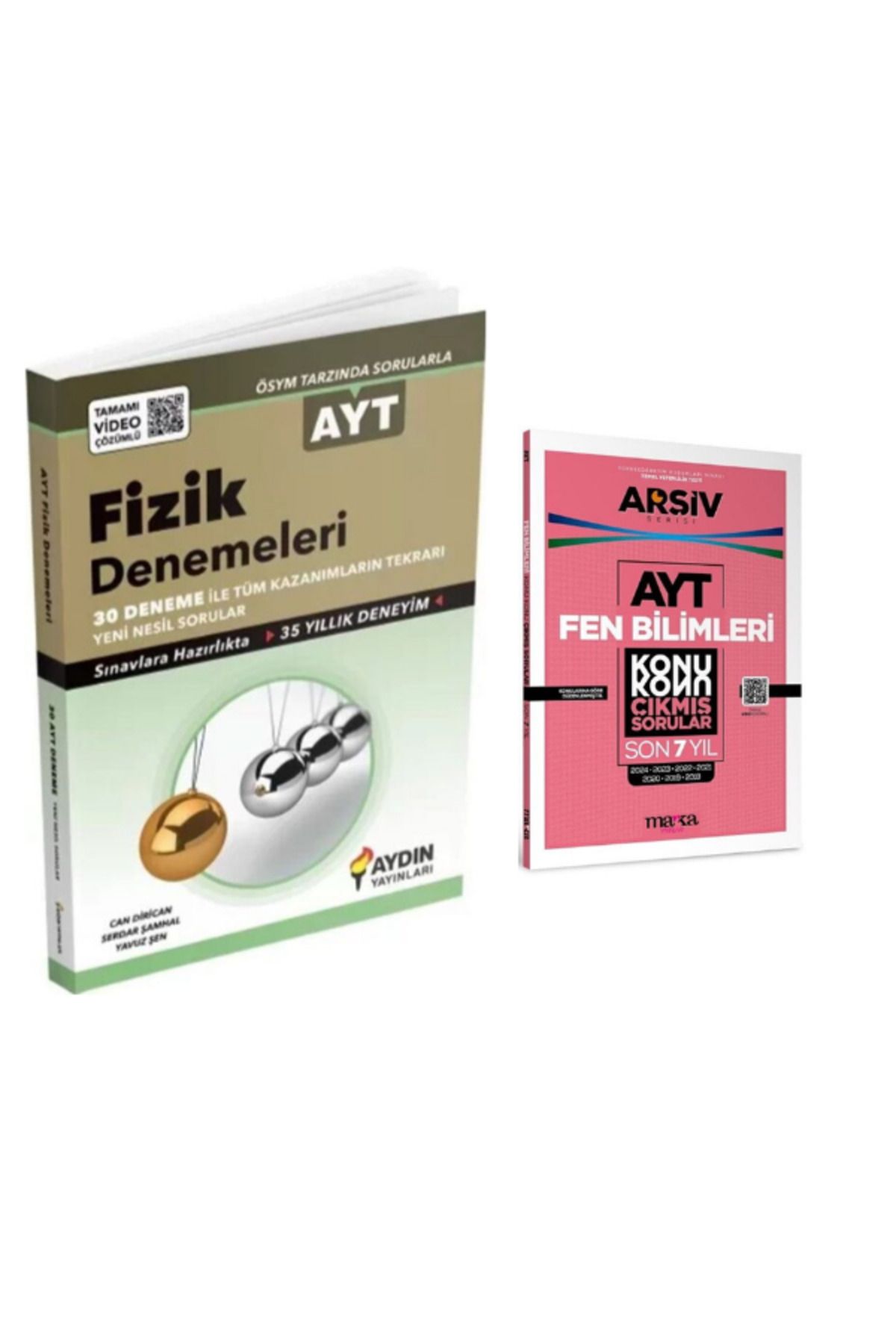 Aydın Yayınları 2025 aydın ayt fizik branş deneme ve ayt fen 7 yıl çıkmış soru