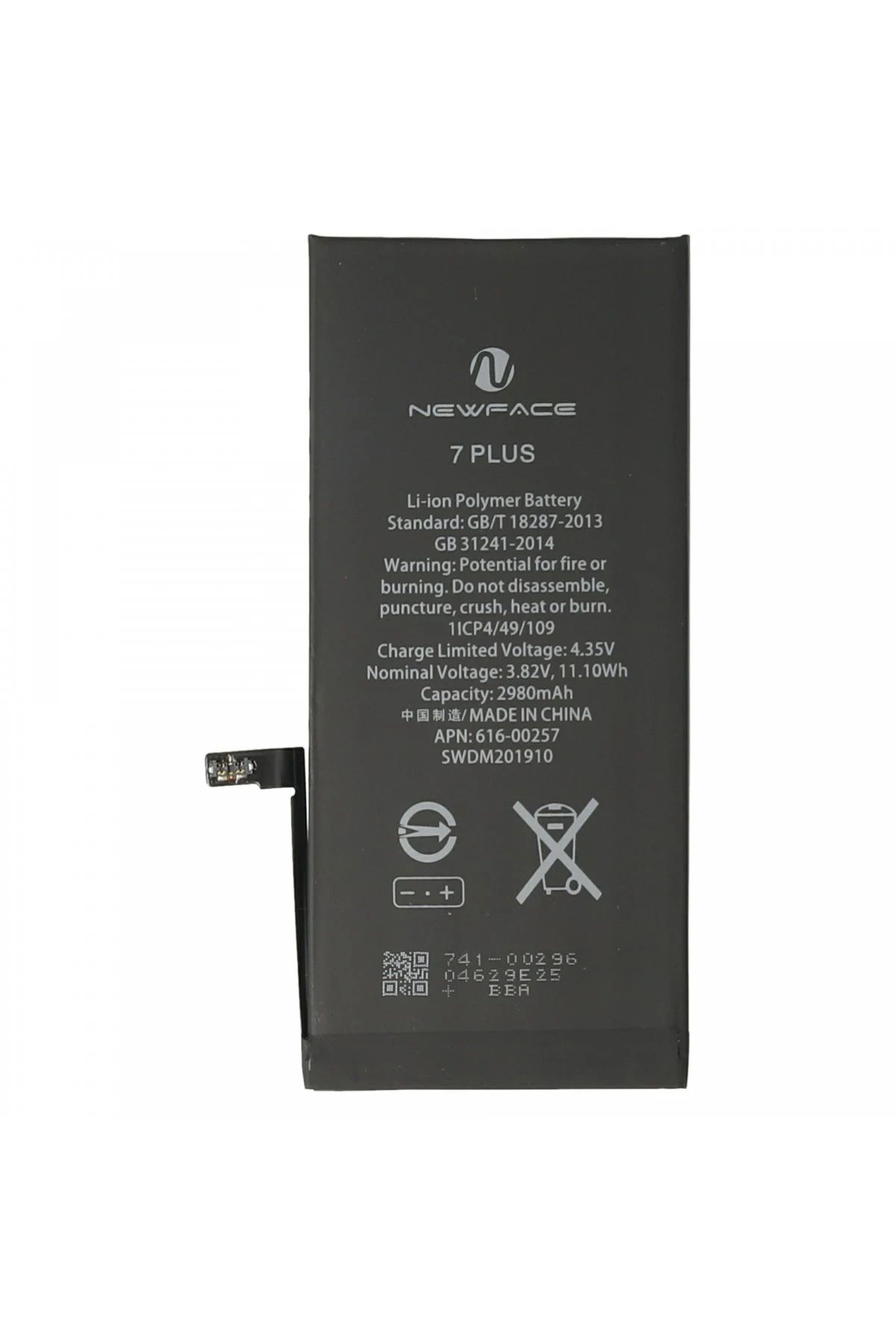 NewFace iPhone 7 Plus Uyumlu Batarya (2980mAh) FERRG