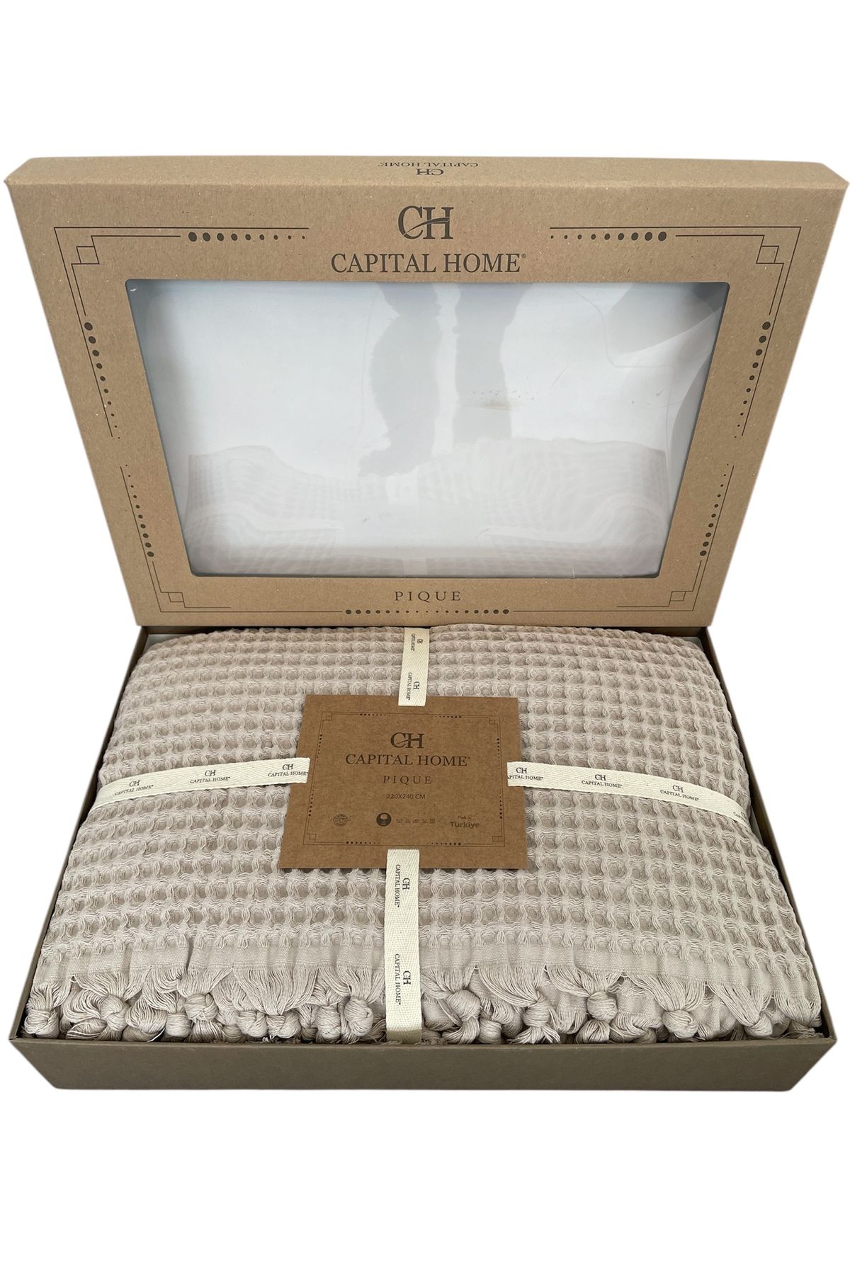 Capital Home Çift Kişilik Pike %100 Pamuklu