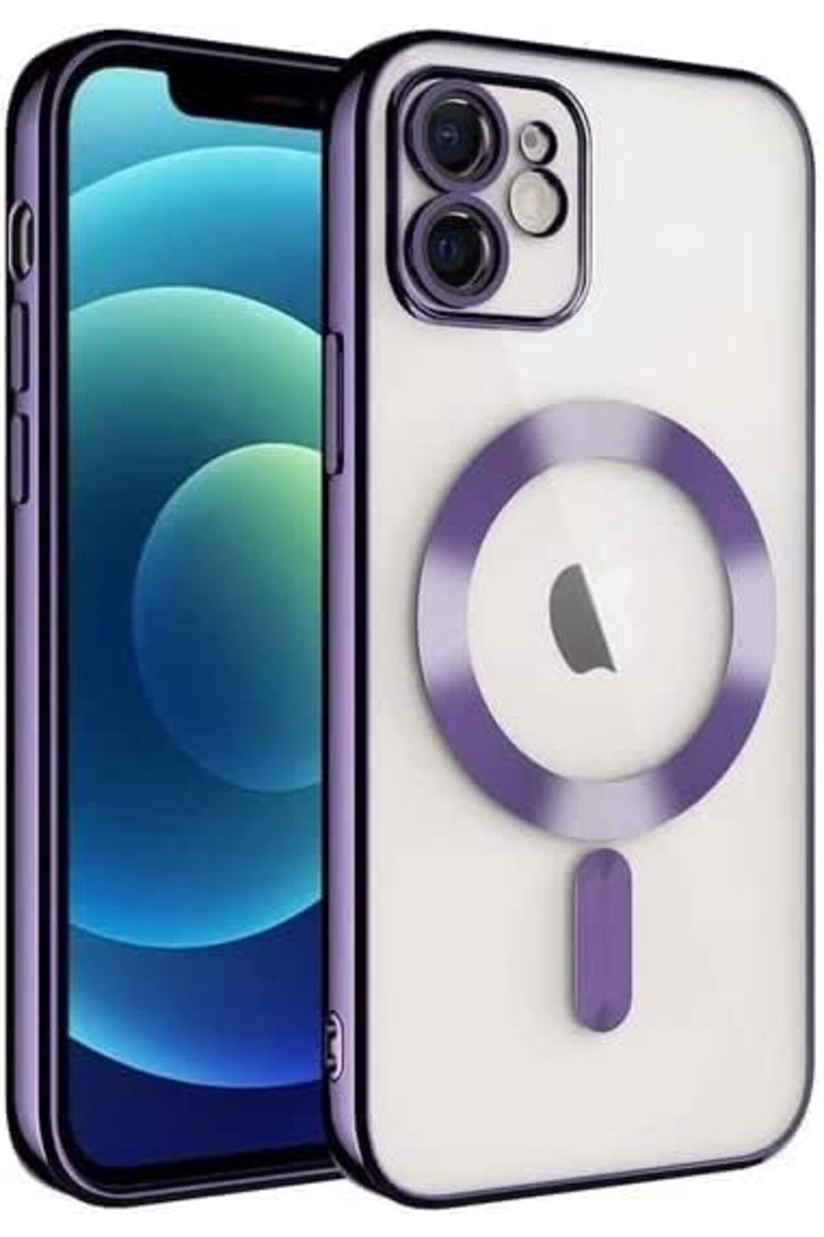 STOREMAX daliashops iPhone 11 için Kılıf Kamera Korumalı Magsafe Wireless Şarj Özellikli Demre Kapak Ç