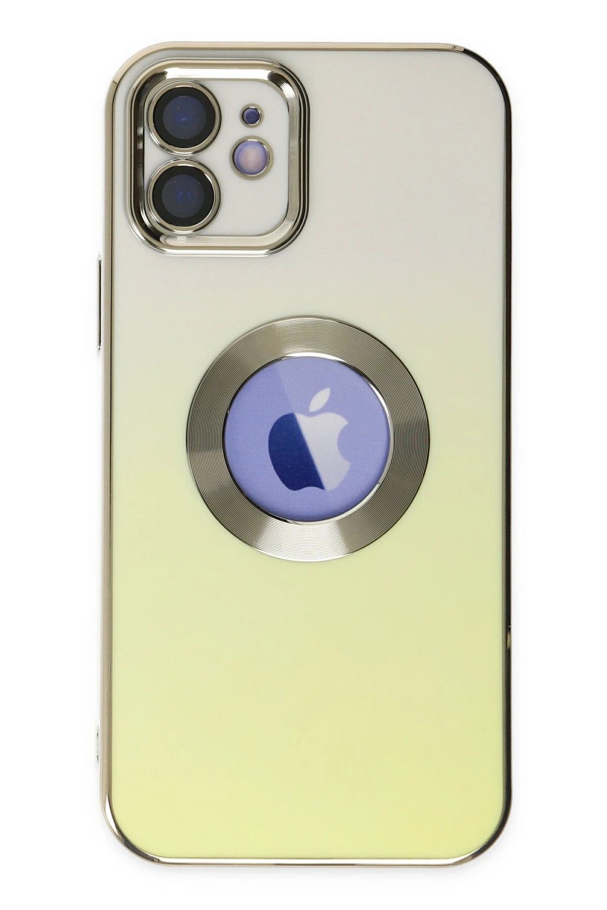 NewFace iPhone 12 Kılıf Best Silikon - Sarı BSTMY
