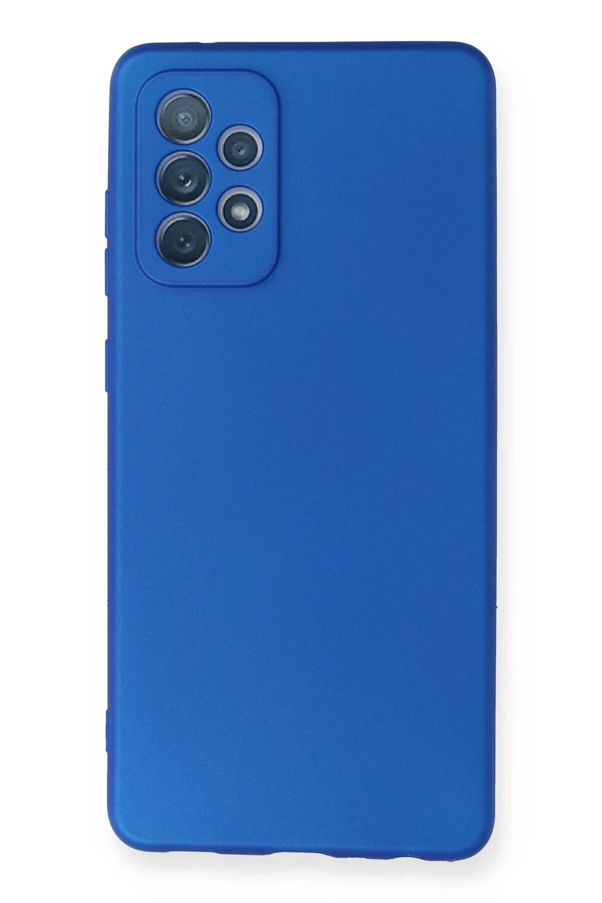 NewFace Samsung Galaxy A72 Kılıf First Silikon - Mavi JOJUA