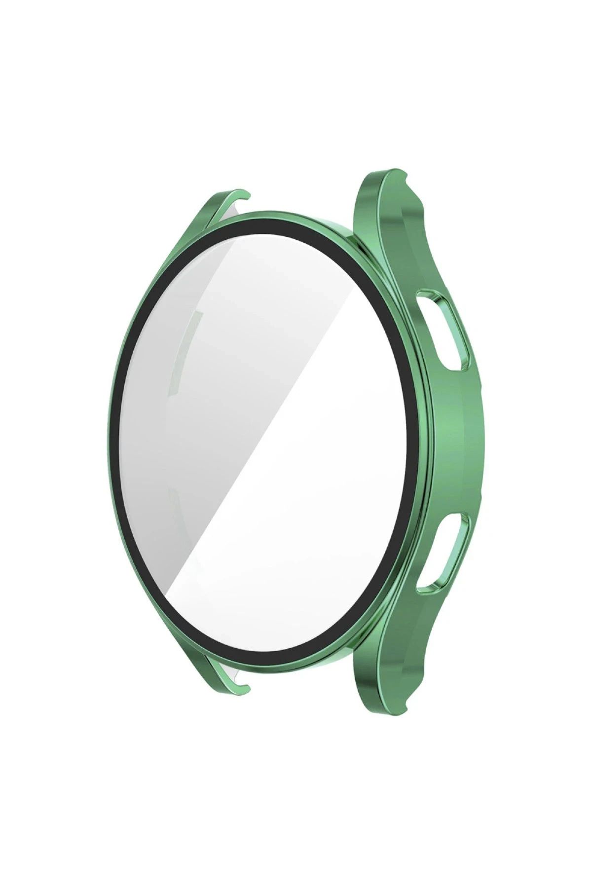 NewFace Watch 5 44mm Wall Camlı Kasa Ekran Koruyucu - Koyu Yeşil ALMLA