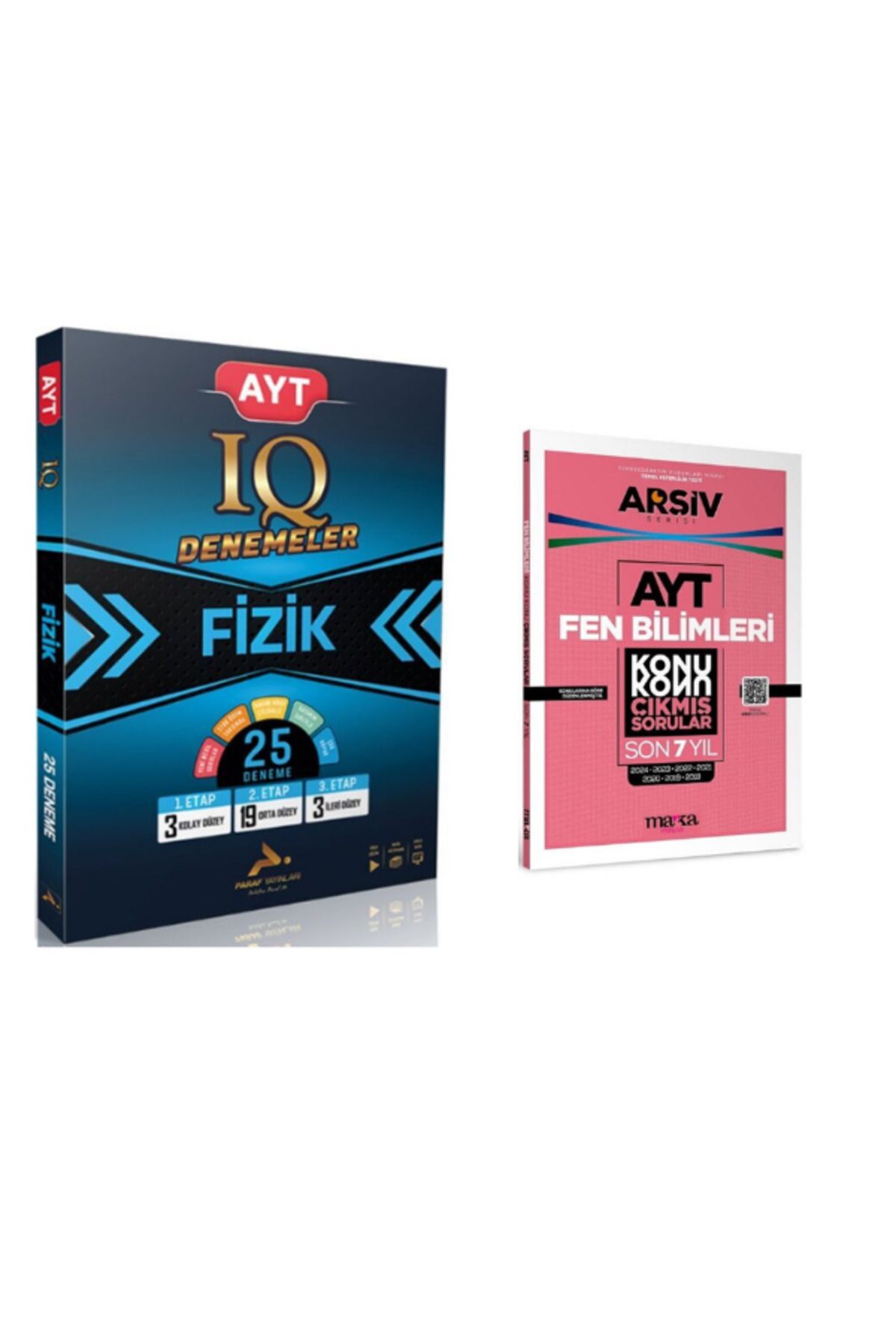 Aydın Yayınları 2025 paraf ayt fizik branş deneme ve ayt fen 7 yıl çıkmış soru