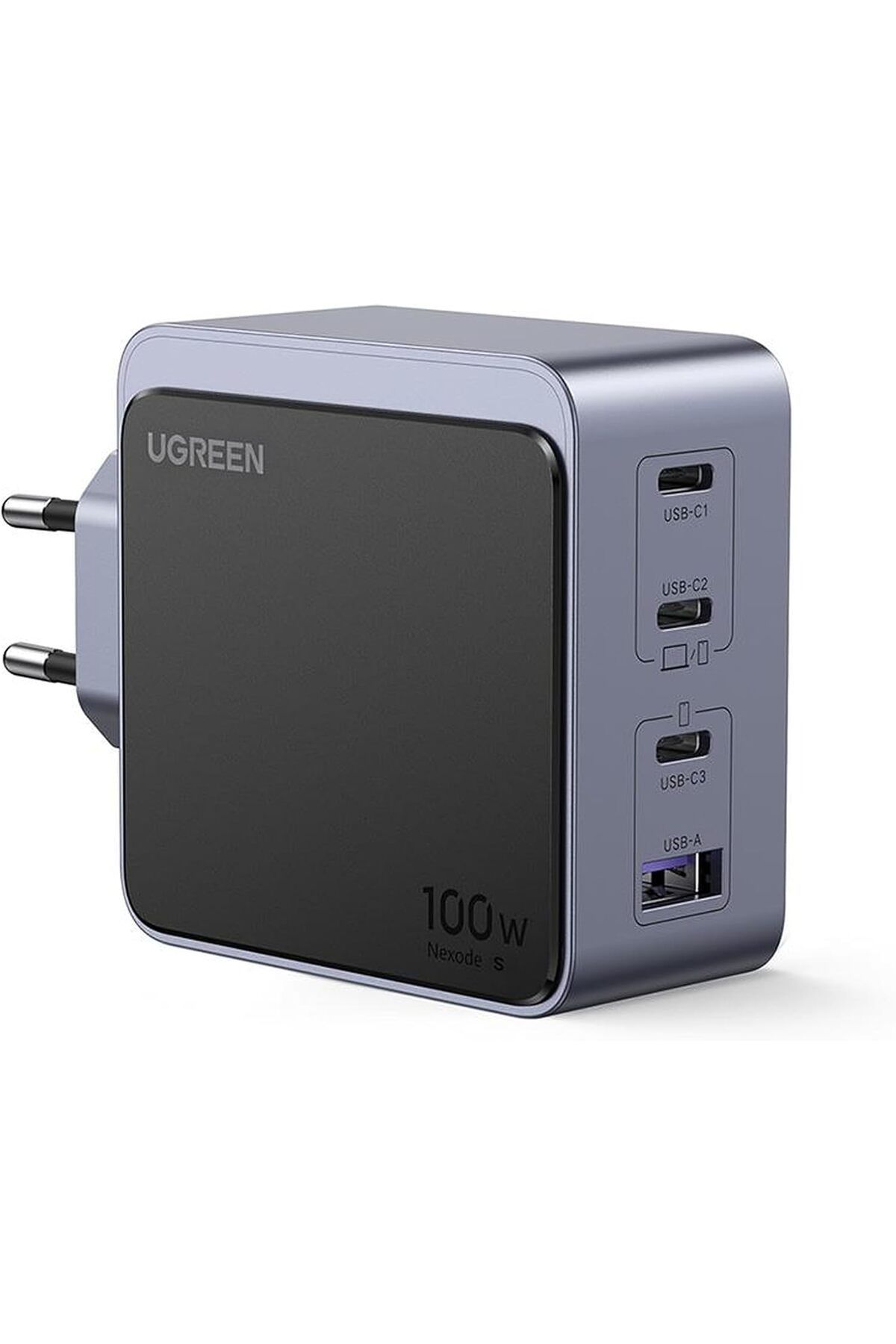 salesalbutik Nexode Air 100W 4-Port GaN Fast Charger EU Hızlı Şarj Adaptörü