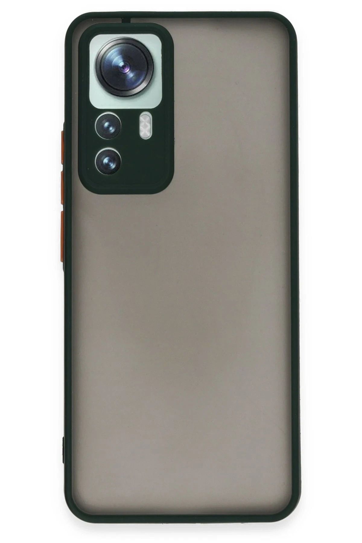 NewFace Xiaomi Mi 12T Pro Kılıf Montreal Silikon Kapak - Yeşil BSTMY