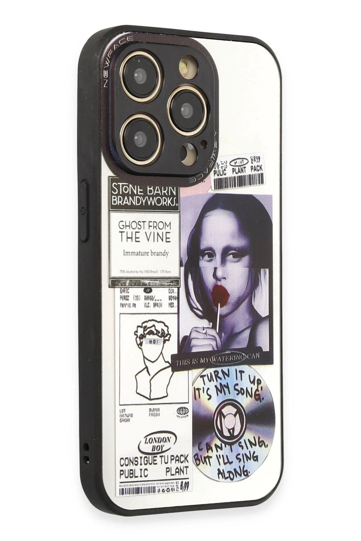 NewFace iPhone 14 Pro Kılıf Mirror Desenli Kapak - Mirror - 2 NRMSA