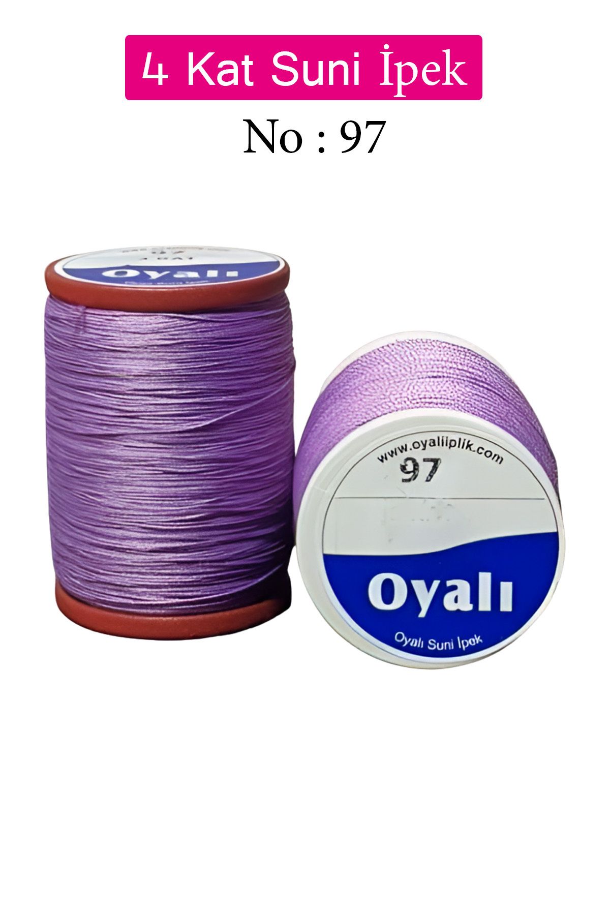 Royaleks Oyalı 4 Kat Suni İpek İplik İğne Oyası Boncuk İpi Tığ Oyası No:97