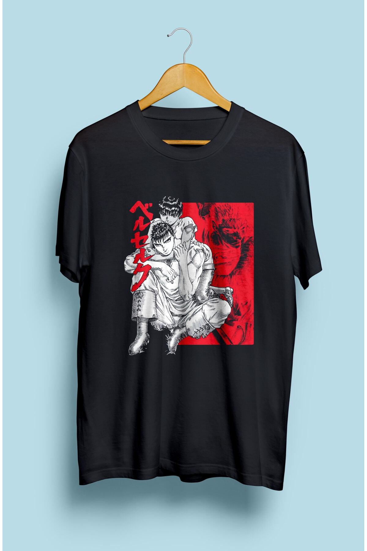 zokanime Berserk Guts And Casca Special Design Anime T-Shirt- Trendyol