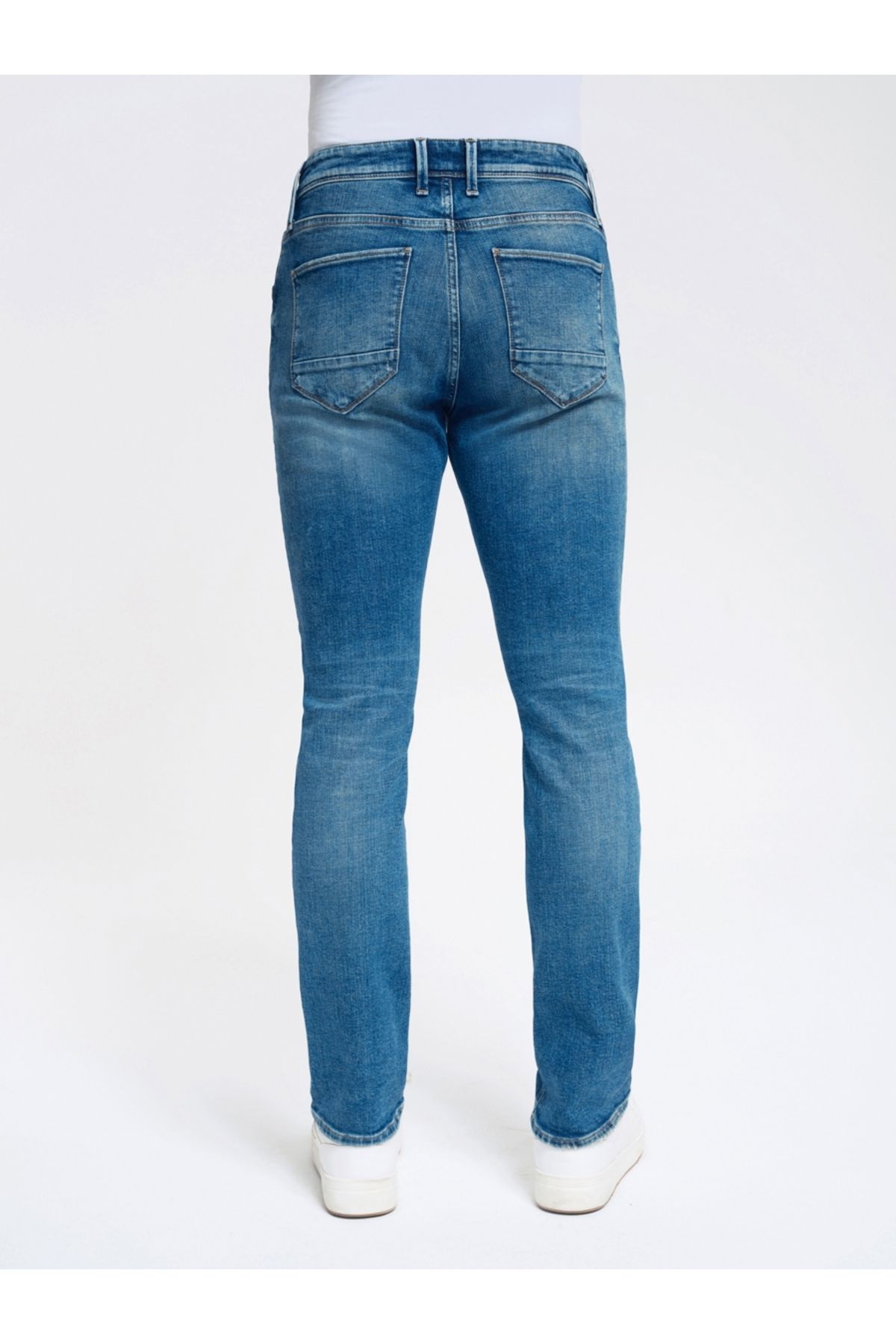 شلوار آبی مردانه Terrybrown Slim Fit اورجینال Loft