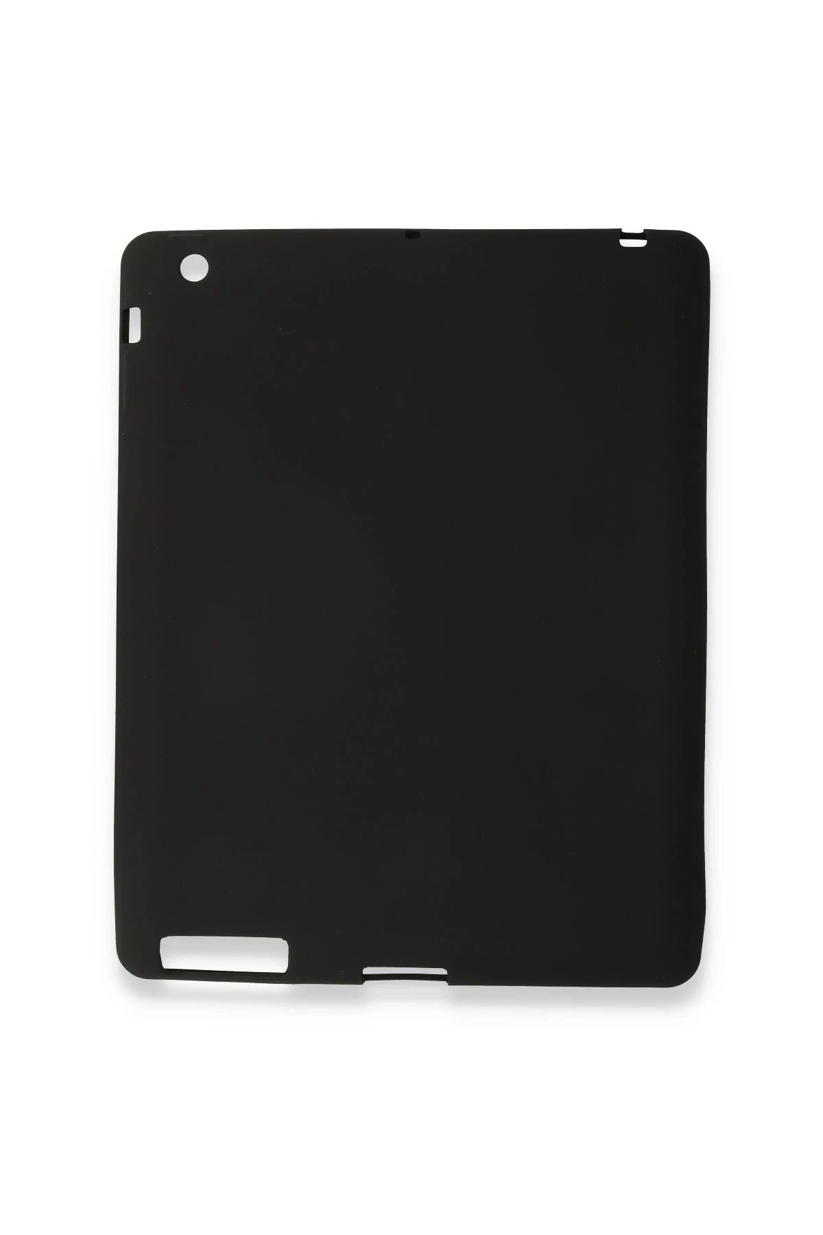 NewFace iPad 4 9.7 Kılıf Evo Tablet Silikon - Siyah NRMSA