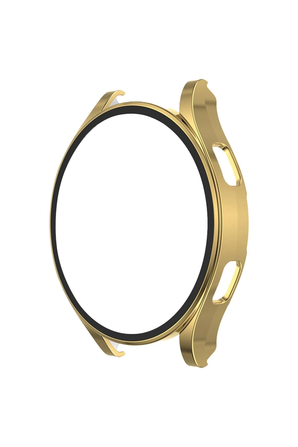NewFace Watch 5 Pro 45mm Wall Camlı Kasa Ekran Koruyucu - Gold DRSTR