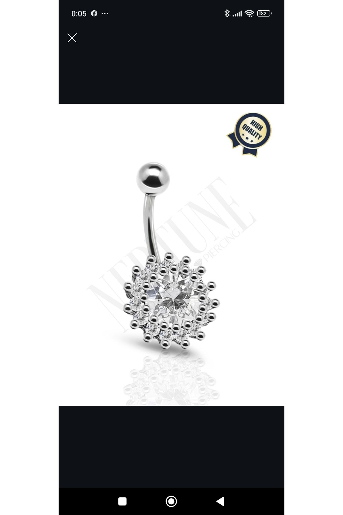 linaaksesuar Göbek piercing