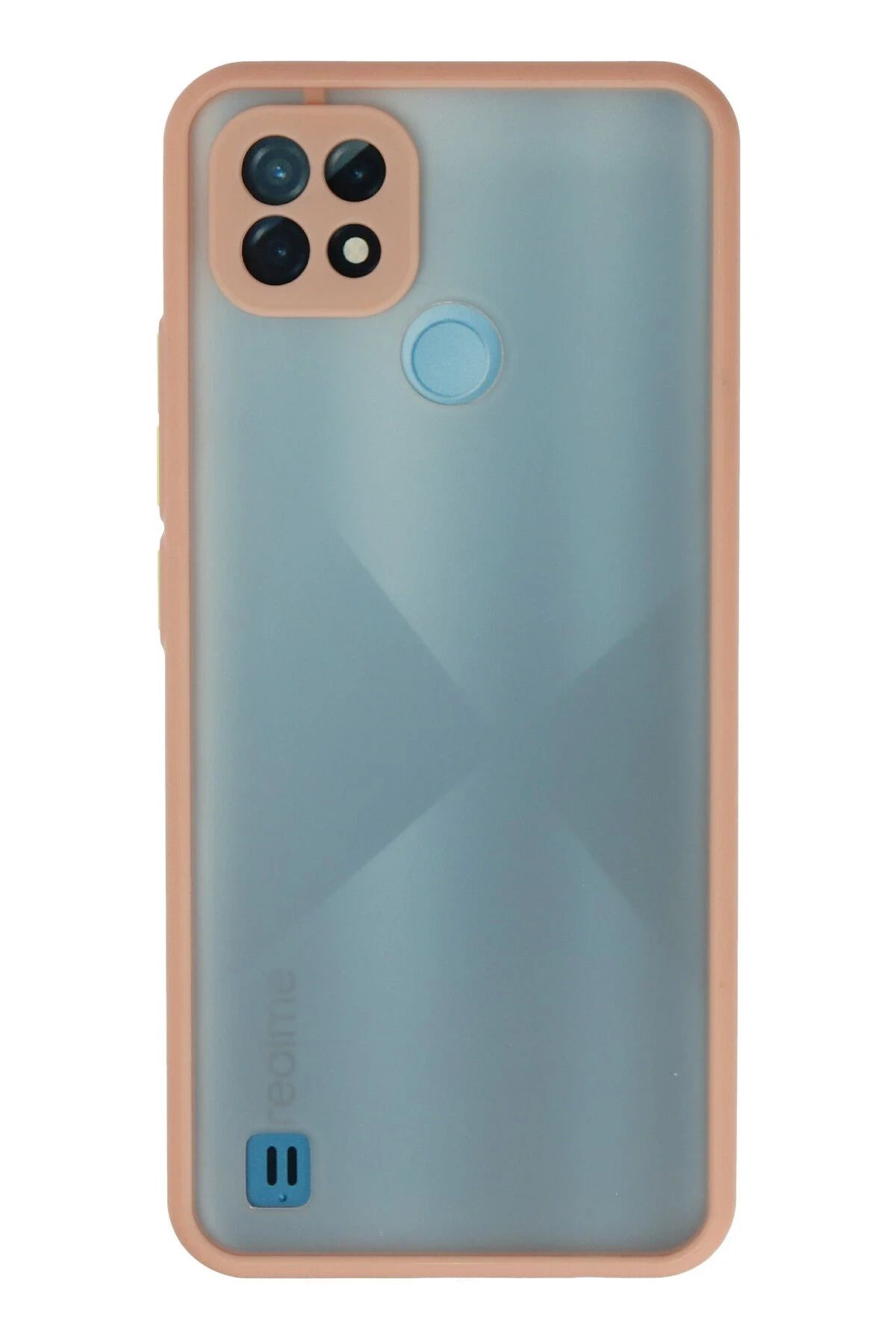 NewFace Realme C21 Kılıf Montreal Silikon Kapak - Pembe FERRG