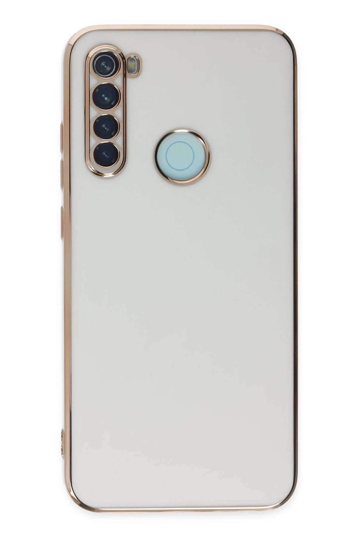 NewFace Xiaomi Redmi Note 8 Kılıf Volet Silikon - Beyaz FERRG