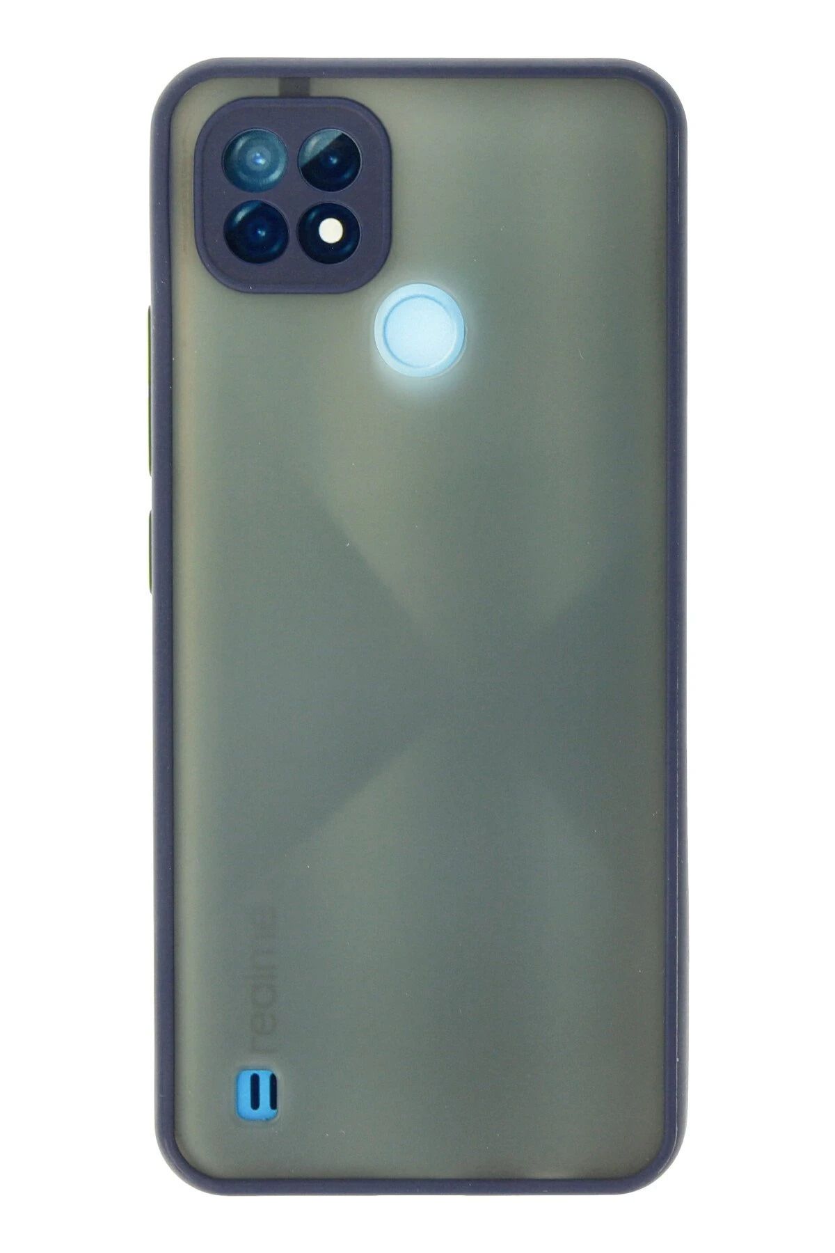 NewFace Realme C21 Kılıf Montreal Silikon Kapak - Lacivert YNSMR