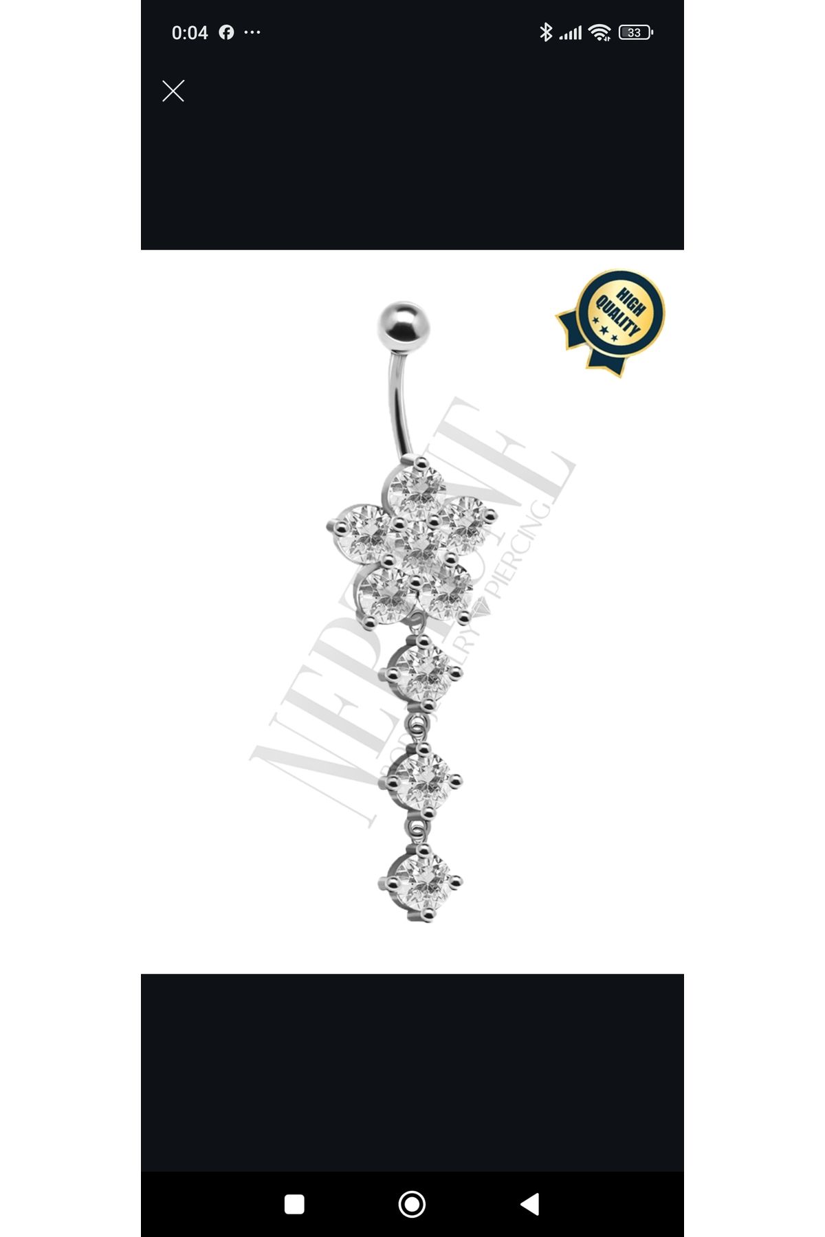 linaaksesuar Göbek piercing