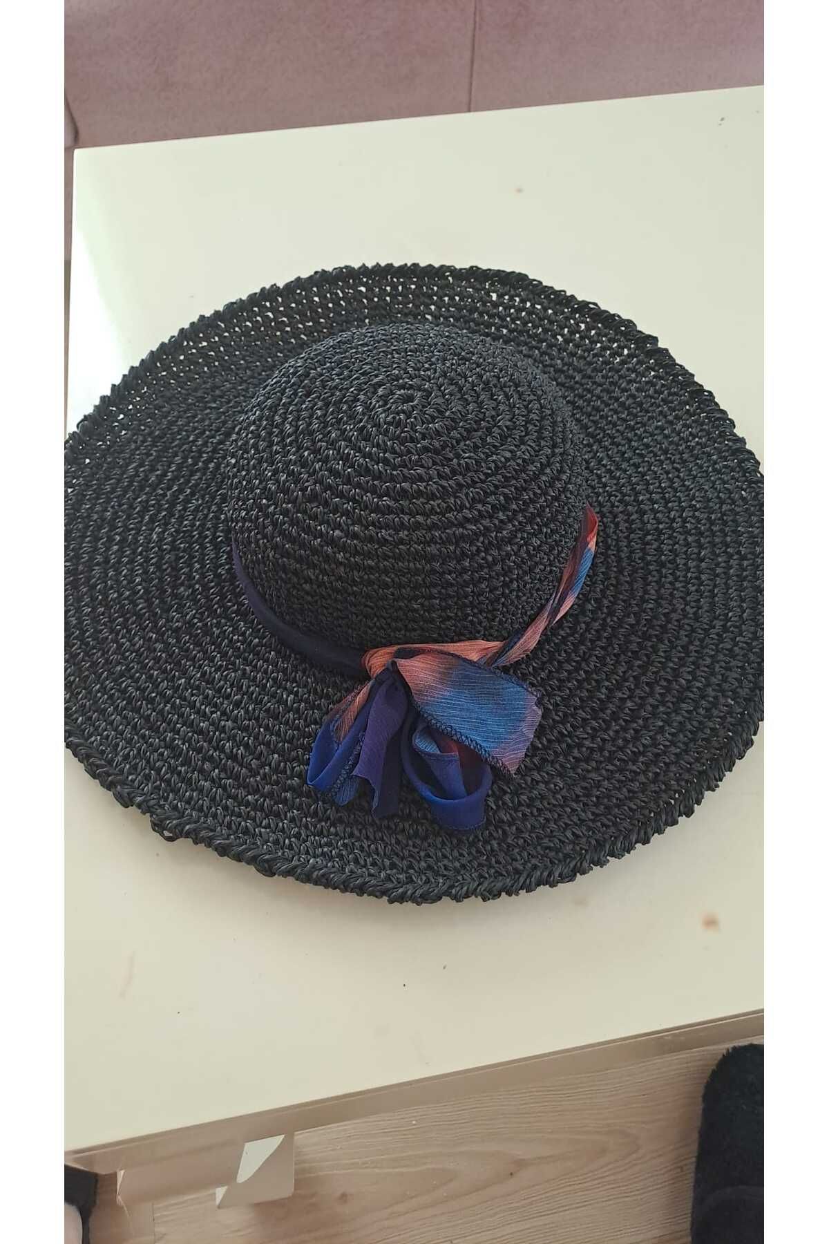 özlemmmoda Hasır Şapka El Emeği