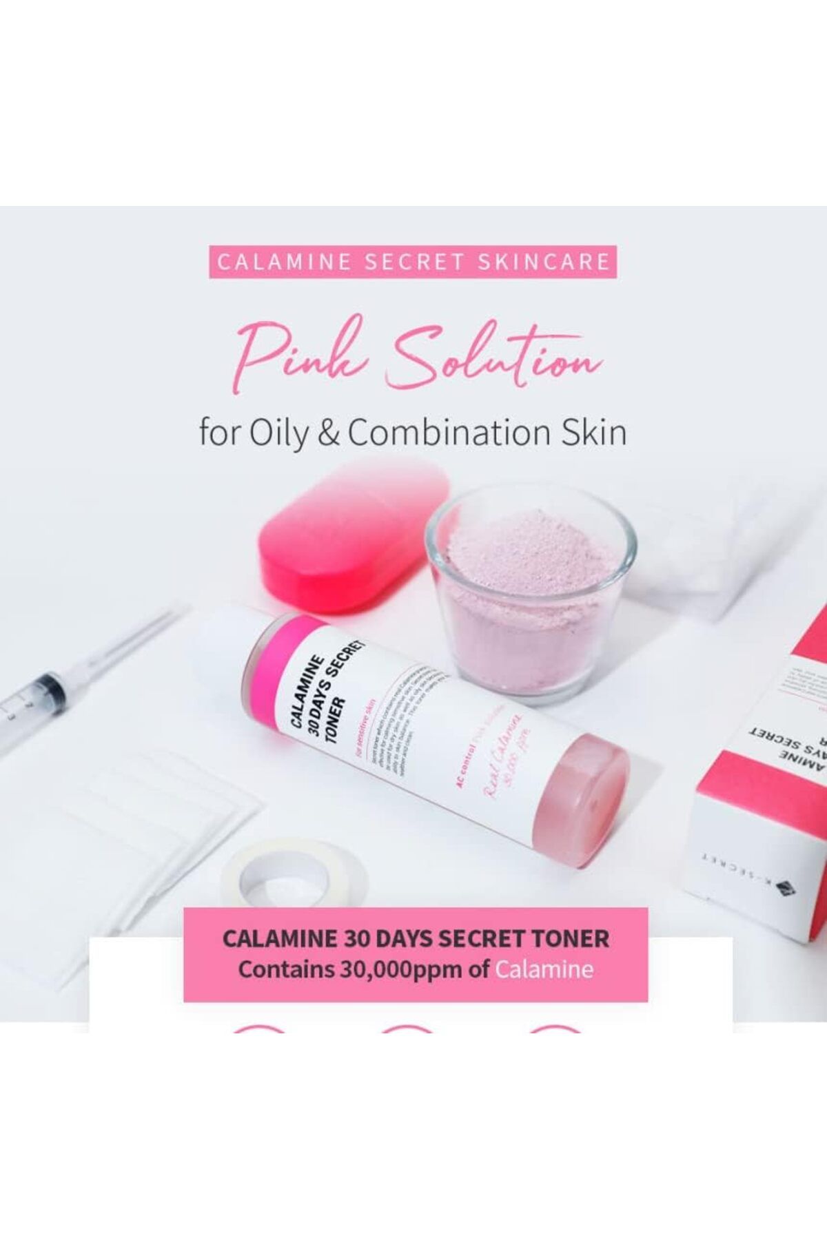 تونر CALAMINE TONIK مشکی POINT CLEANER & SINDAKER ANTI AGE KSECRET