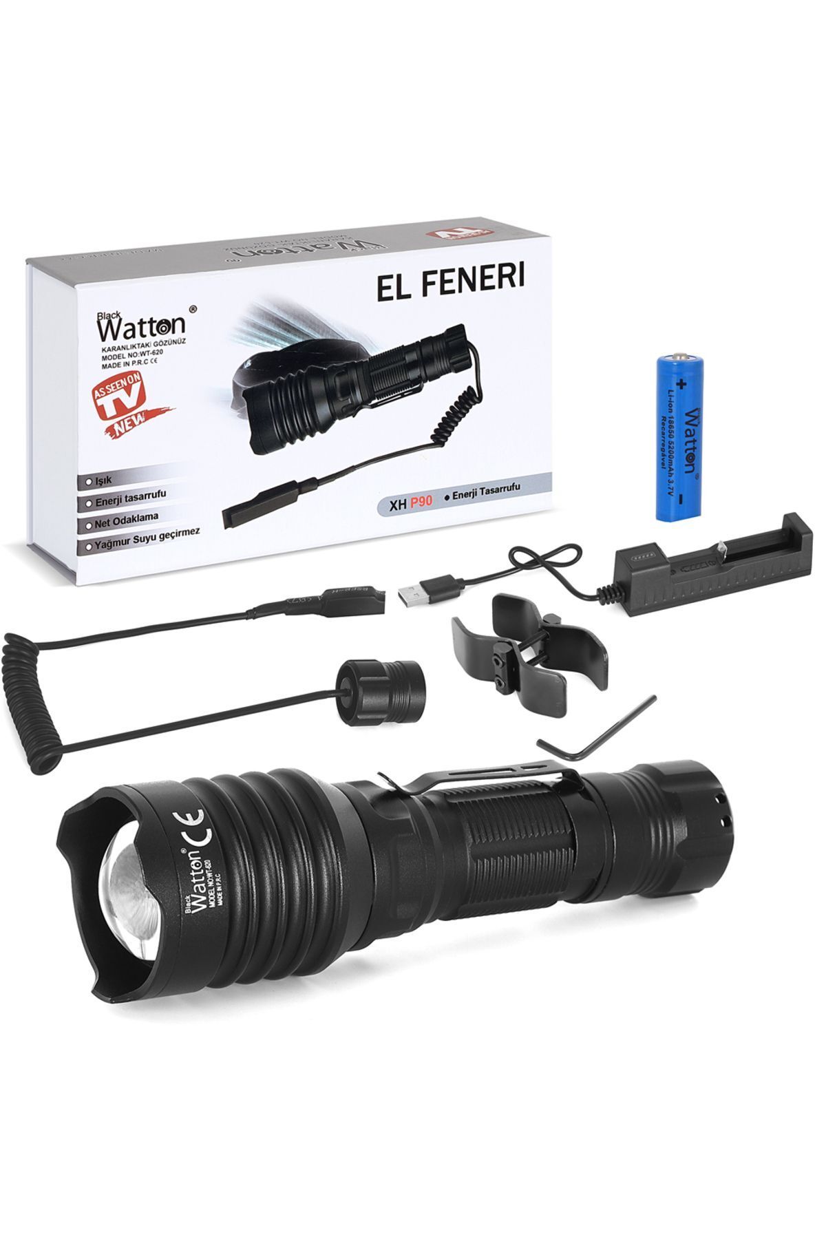 costurera Tg-10 Şarjlı Profesyonel Av Feneri Wt-620