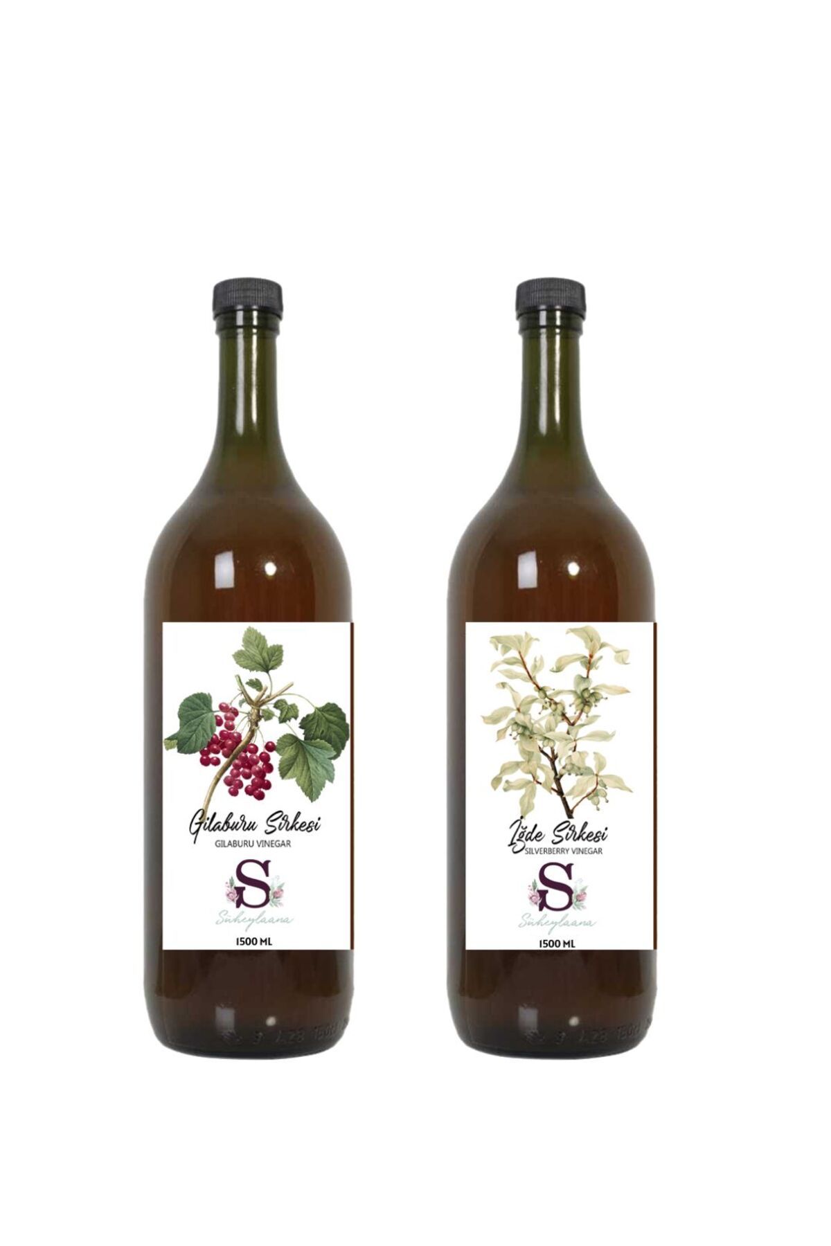 Süheylaana Doğal Gilaburu Sirkesi 1500 Ml - Doğal İğde Sirkesi 1500 Ml
