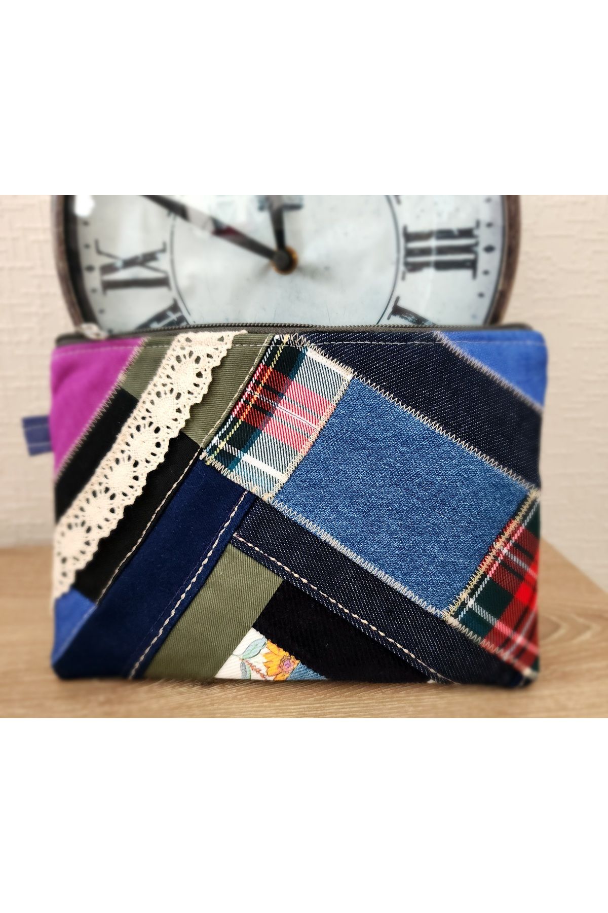 myyasminhome PATCHWORK KOT, EL ÇANTASI % 100 HANDMADE