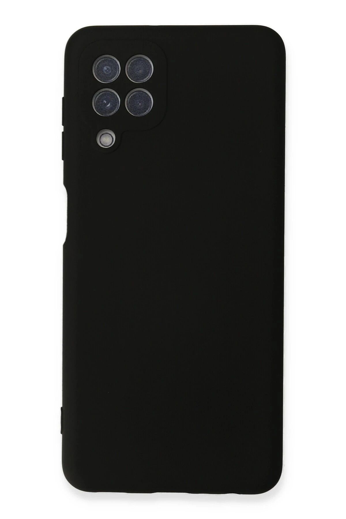 NewFace Samsung Galaxy A22 Kılıf Nano içi Kadife Silikon - Siyah JOJUA