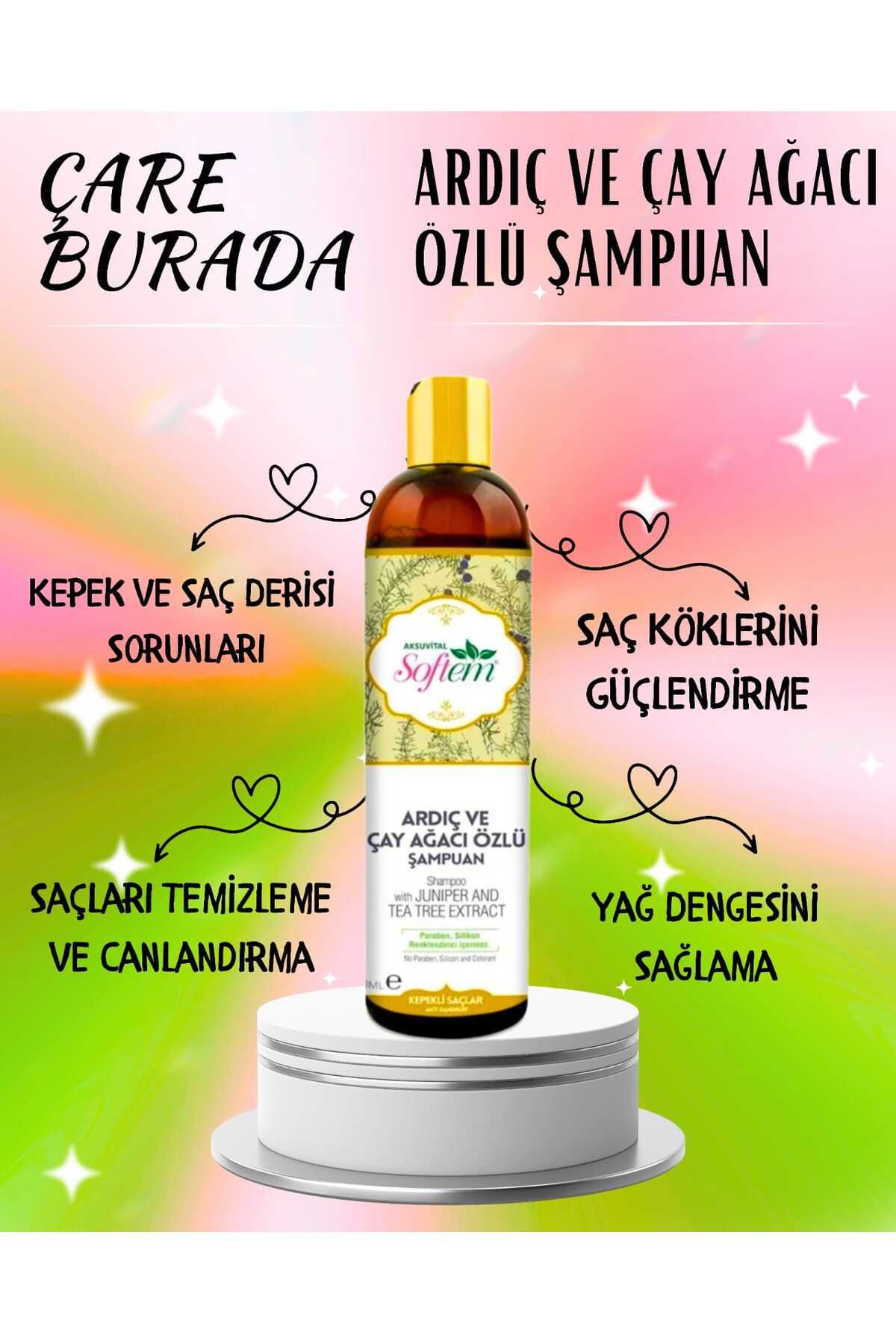 Çare Burada Ardıç ve Çay Ağacı Şampuanı 400 ml