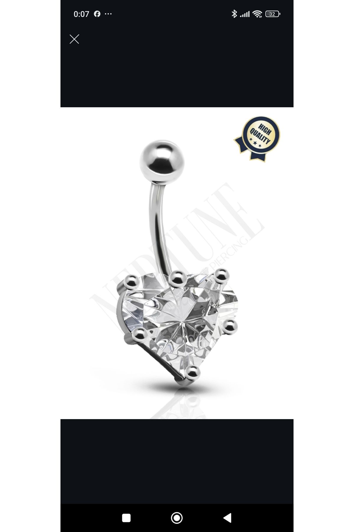 linaaksesuar Göbek piercing