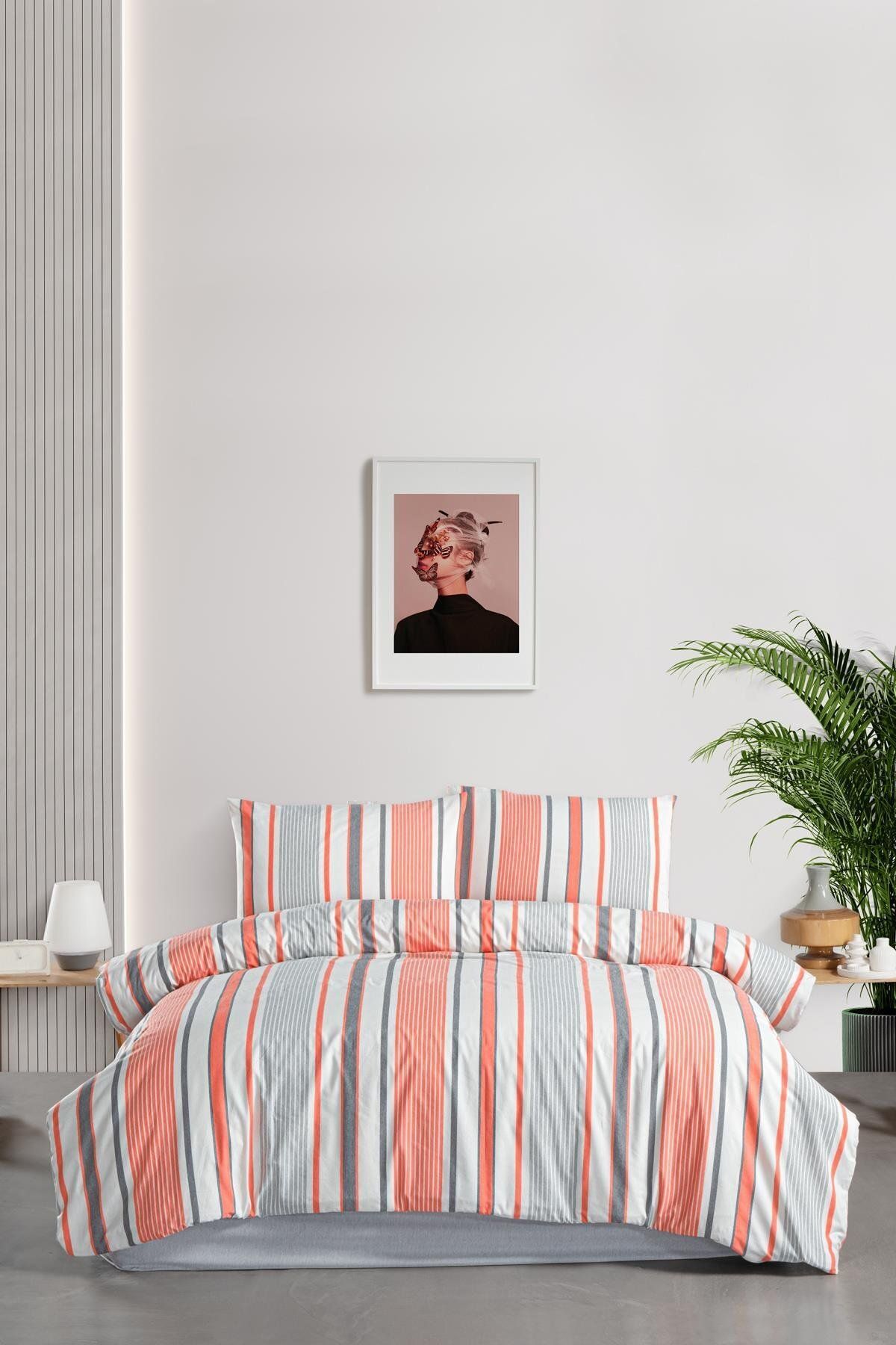 OYALI HOME COLLECTION Lastikli Çarşaflı Nevresim Takımı Çift Kişilik • Kaymaz Yatak• Modern Banyo ve Yatak Odası Dekoru